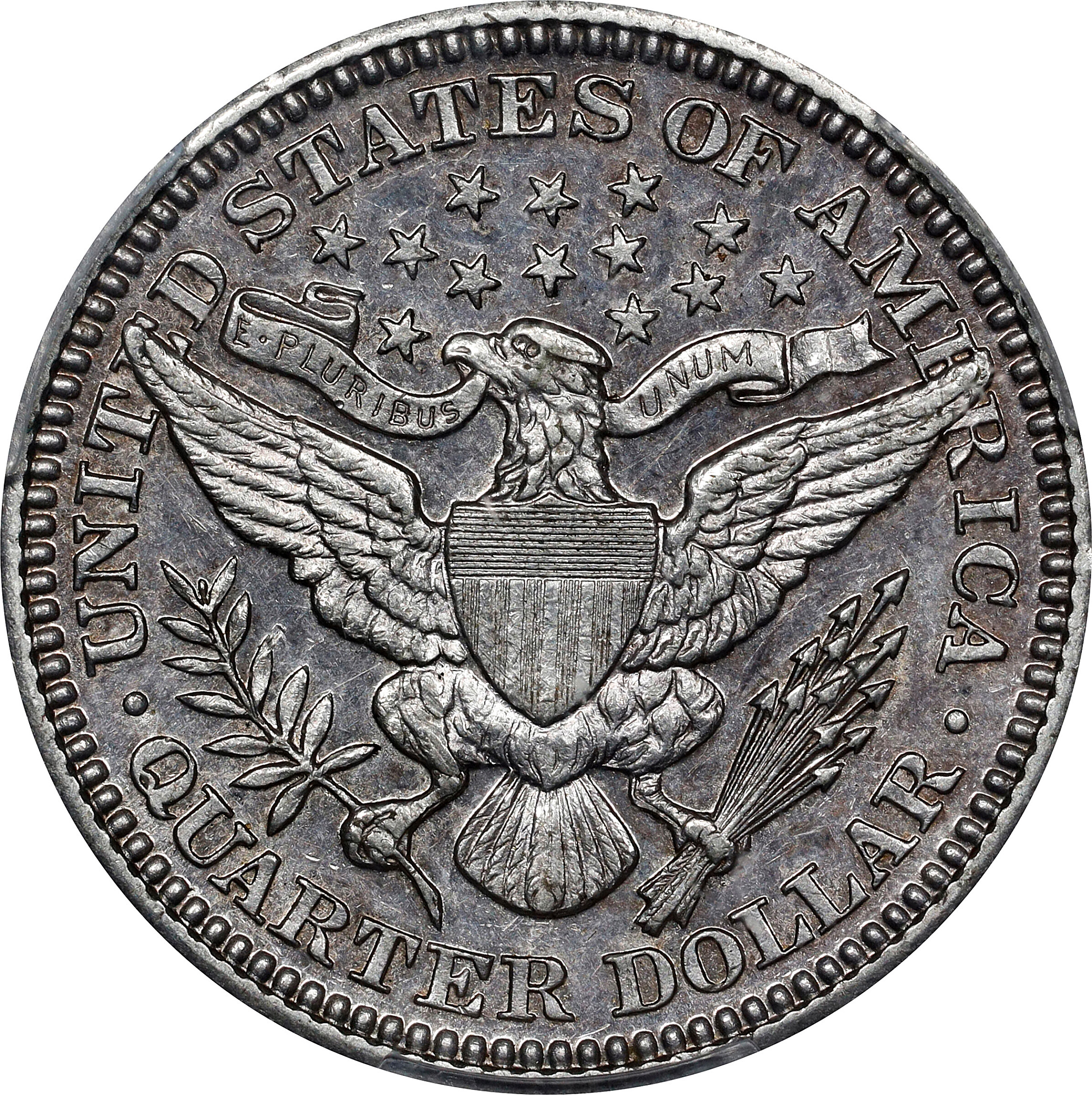 Barber Quarter 25c 1892-1915 [Type] AU58 thumbnail 4