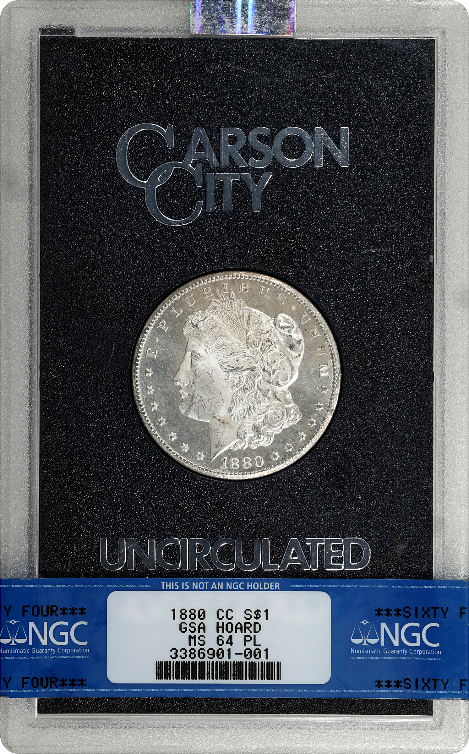 1880-CC $1  GSA Hoard, Hard package MS PL MS64 PL thumbnail 5