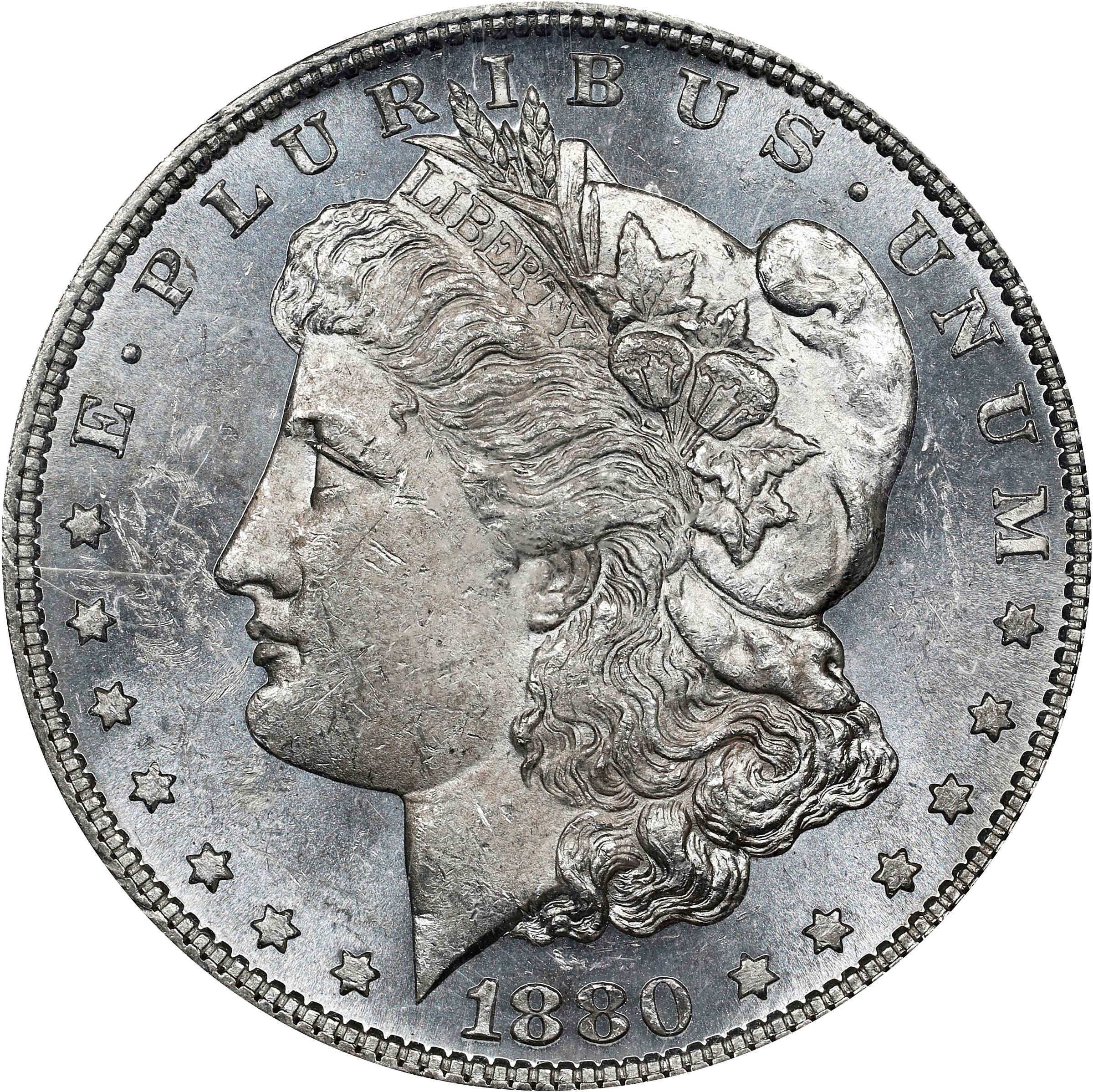 1880-O Morgan Silver Dollar. MS-62 PL (PCGS).