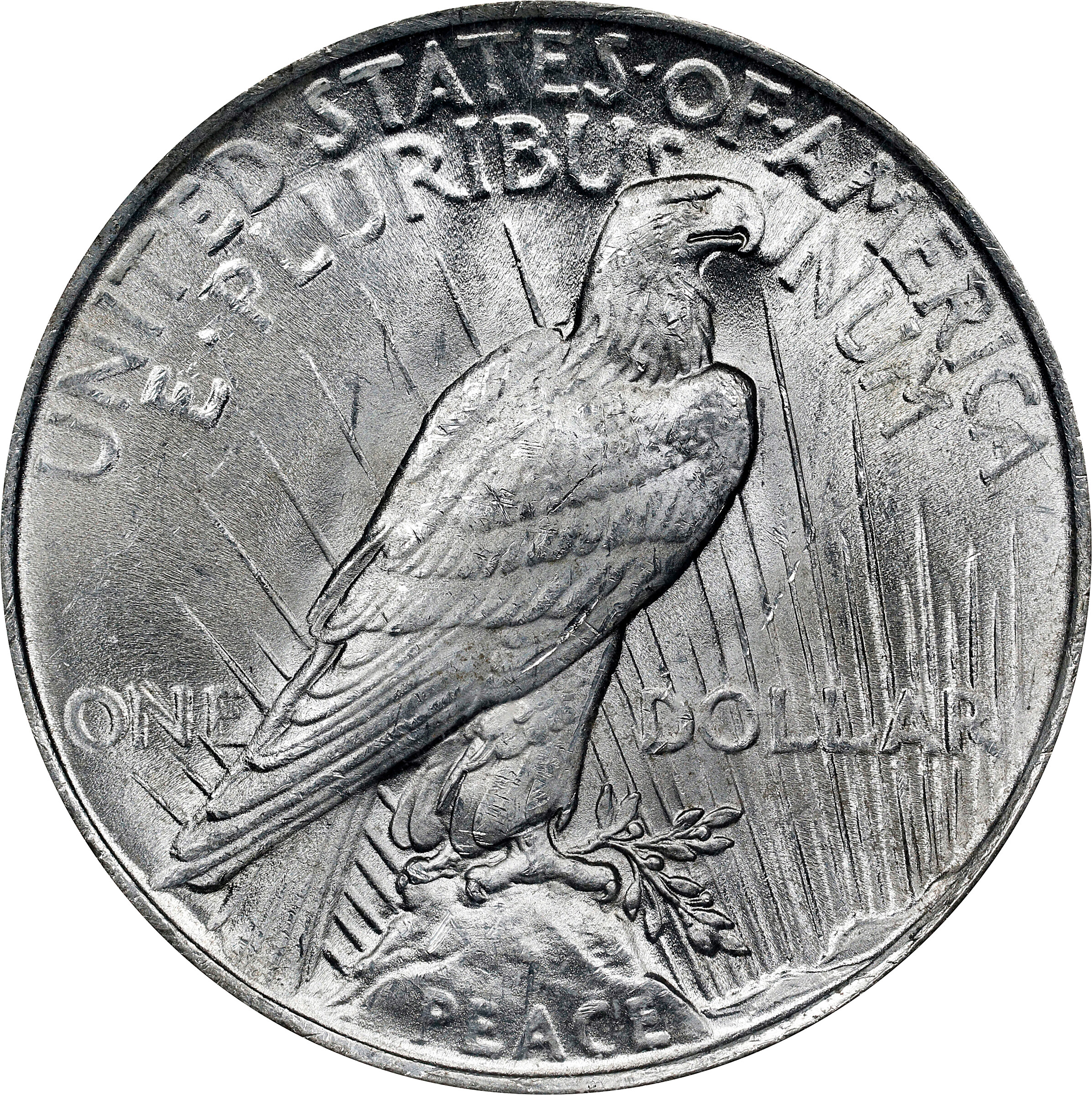 1923 $1  Chin Bar, VAM-1F MS65 thumbnail 2