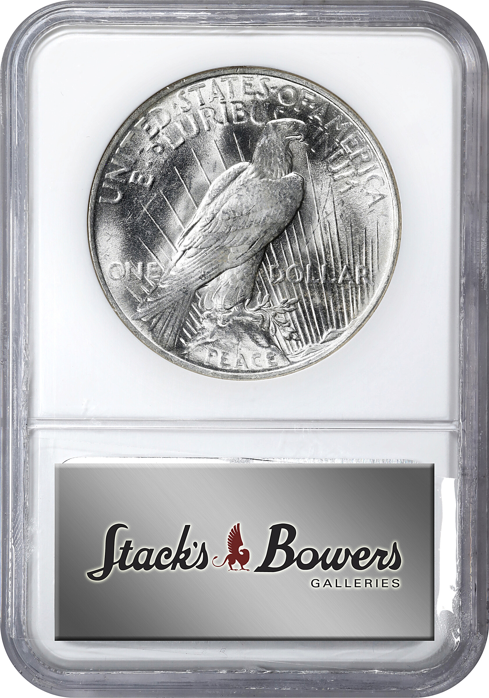 1923 $1  Chin Bar, VAM-1F MS65 thumbnail 4