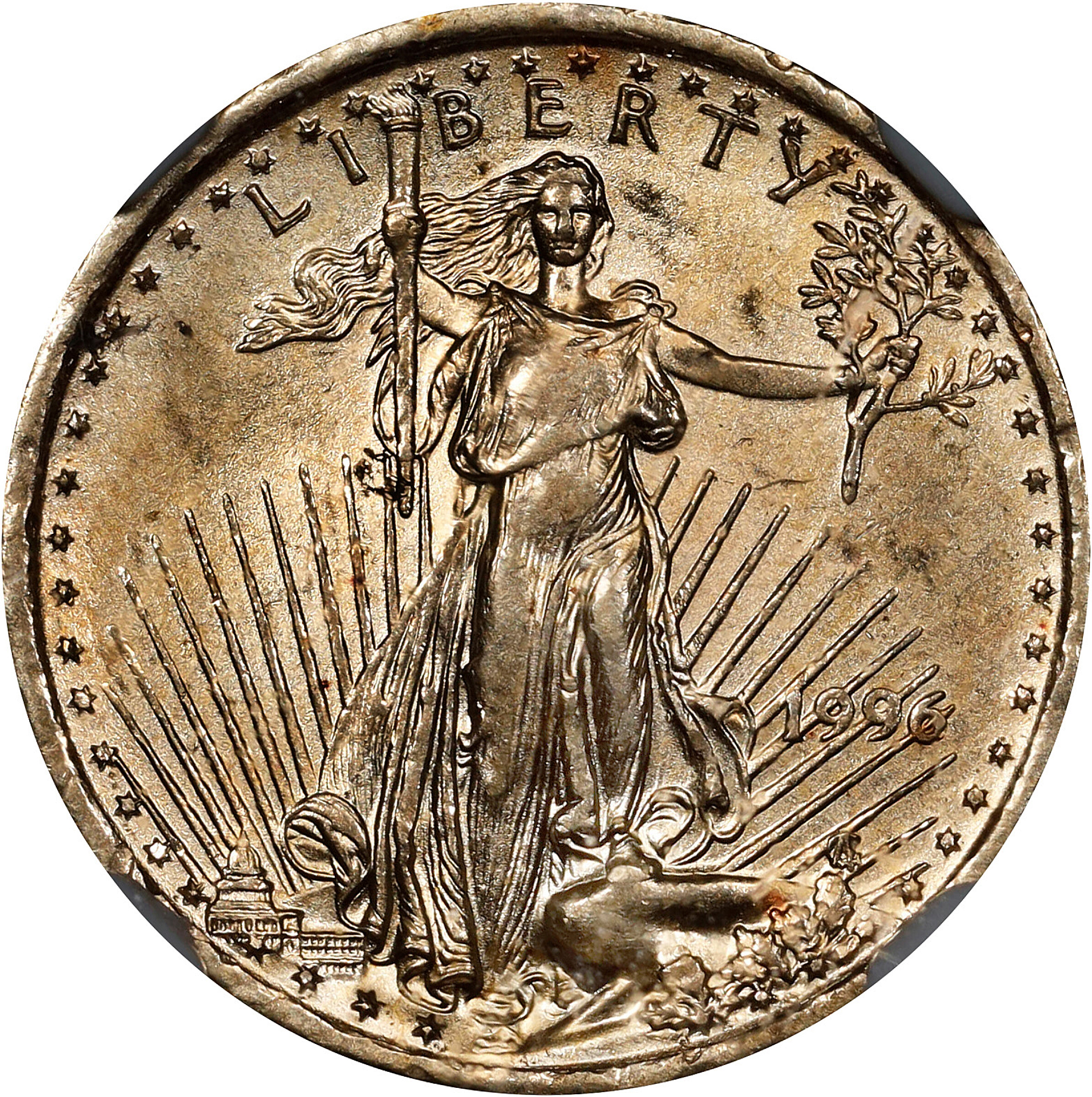 1996 Tenth-Ounce Gold Eagle. MS-61 (NGC).