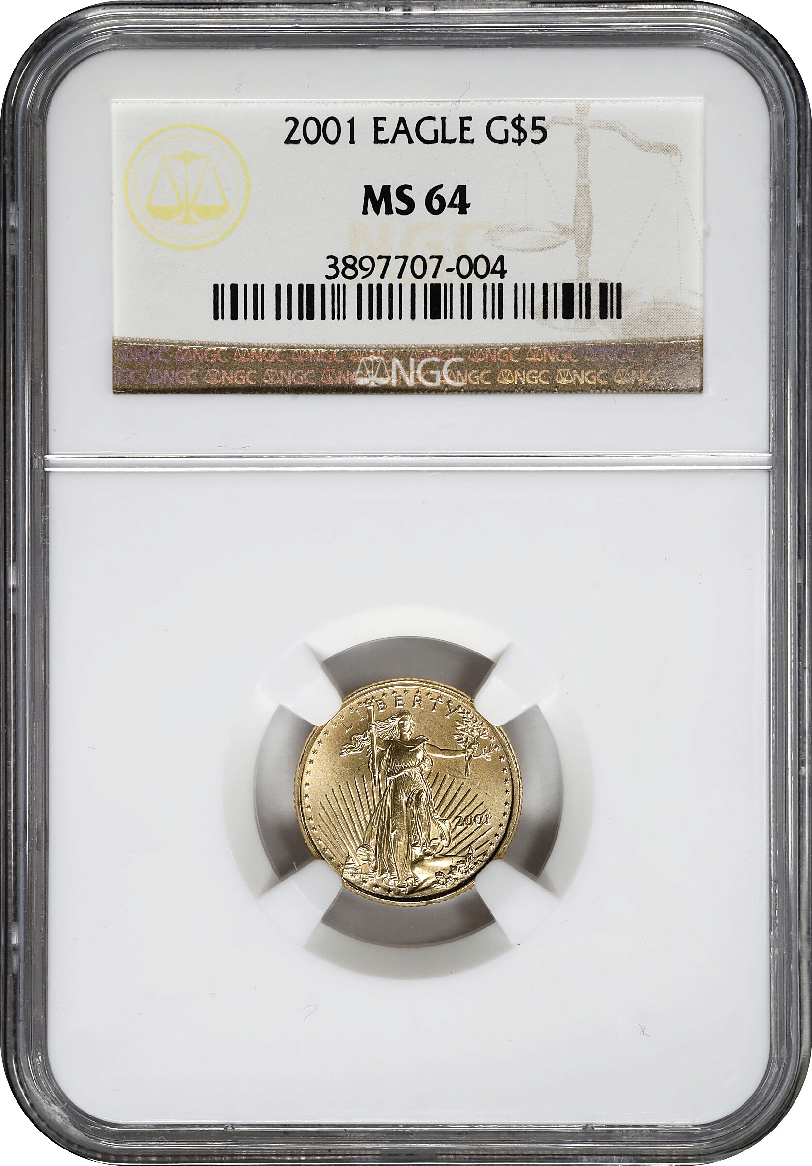 2001 $5  Gold Eagle MS66 thumbnail 11