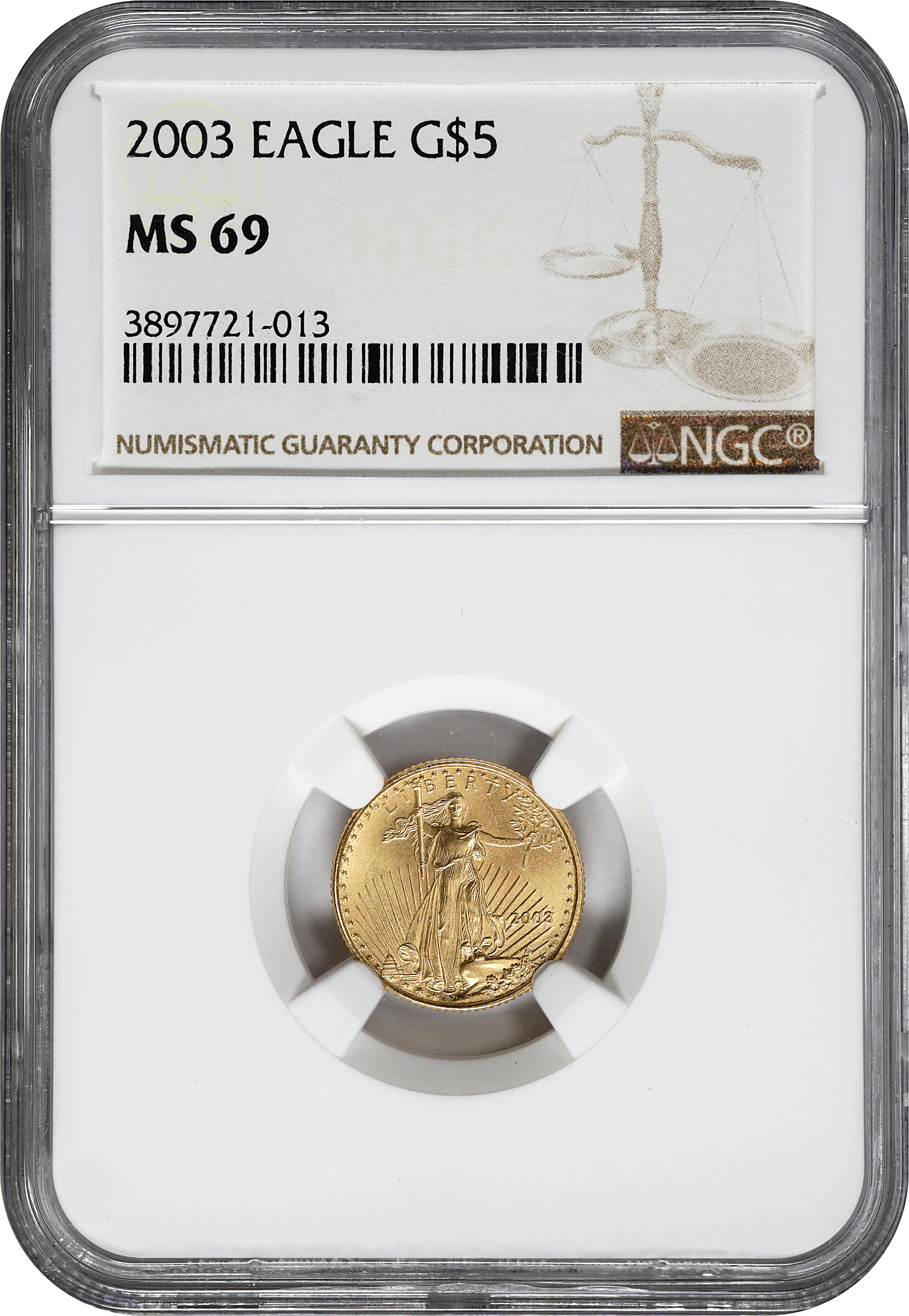 2003 $5  Gold Eagle MS65 thumbnail 7