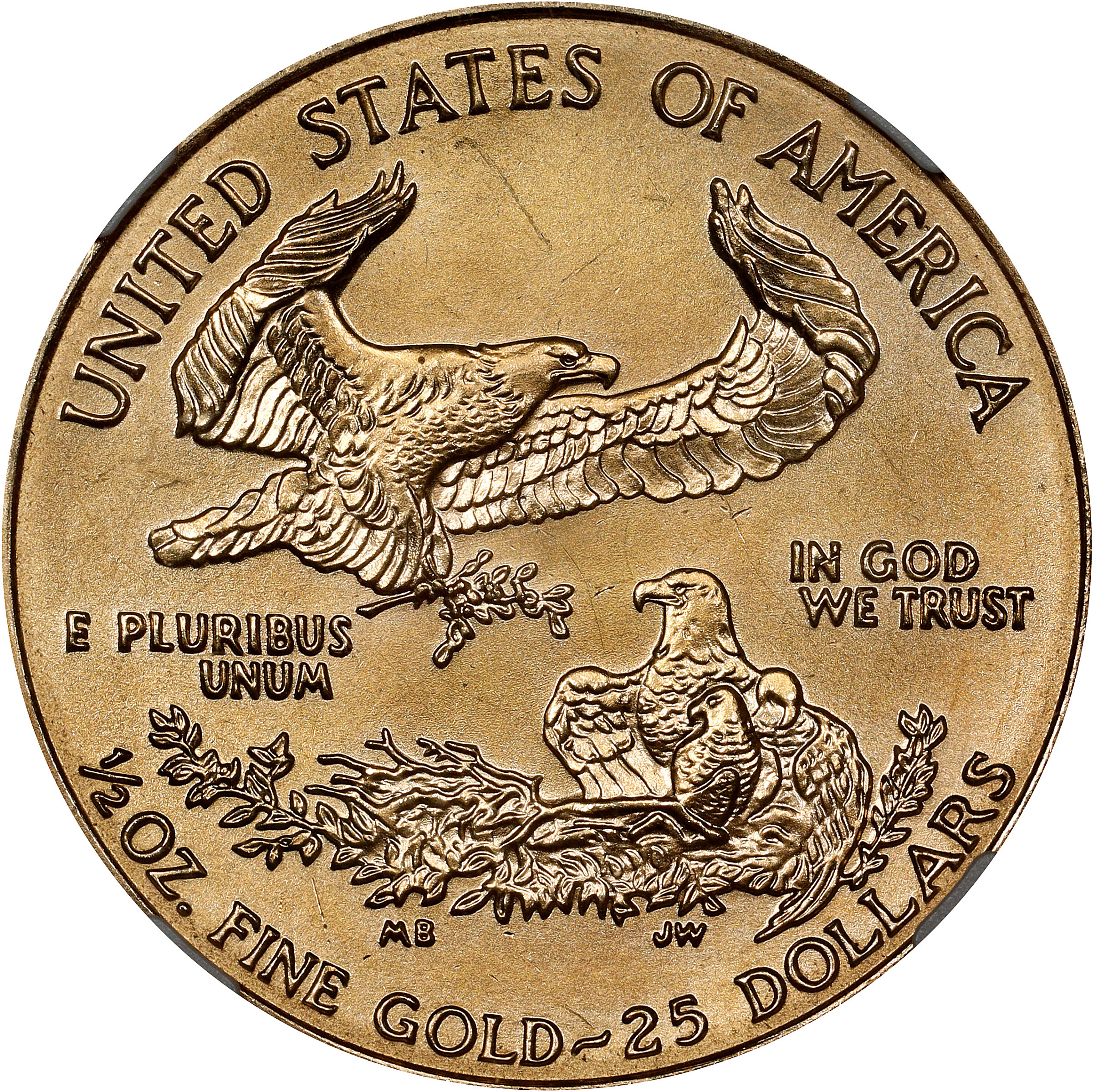 1996 $25  Gold Eagle MS68 CAC thumbnail 6