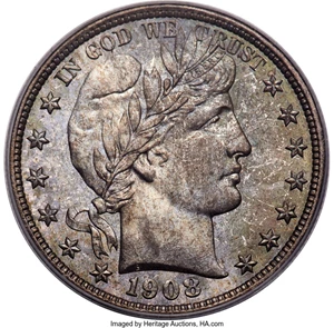 image for: 1908-D 50C MS67 PCGS. CAC....