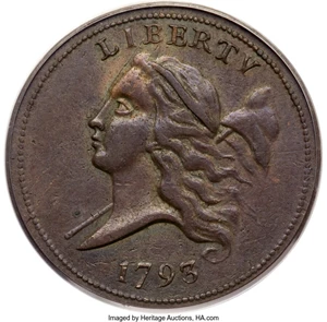 image for: 1793 1/2 C C-1, B-1, High R.3, AU53 PCGS....