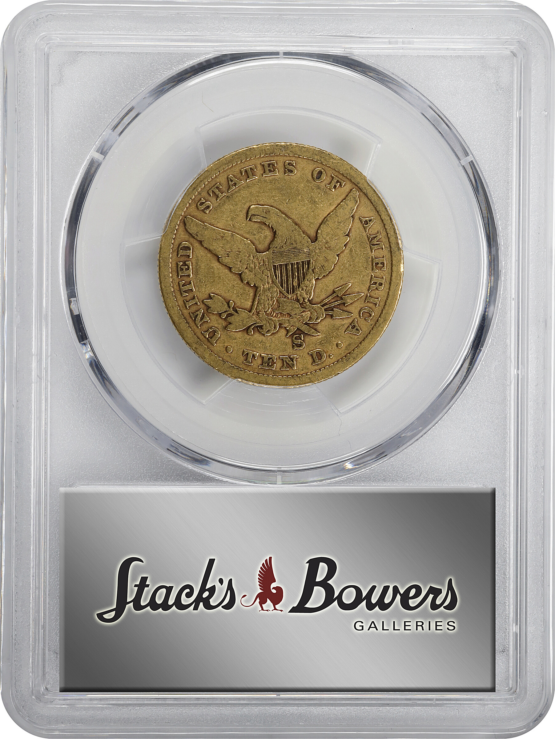 1861-S $10 F12 CAC thumbnail 4