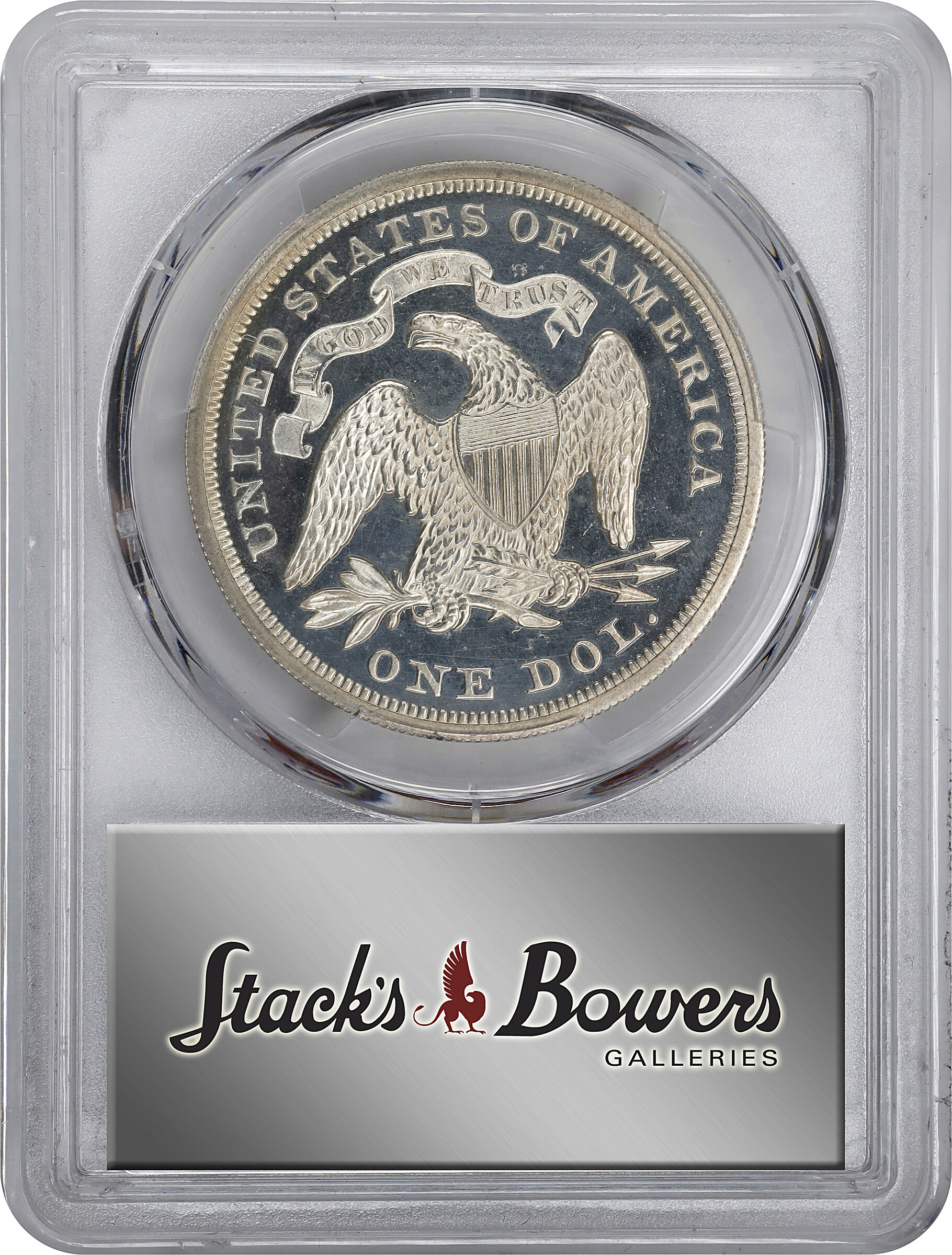 1870 $1  PR DCAM PR62 DCAM CAC thumbnail 8