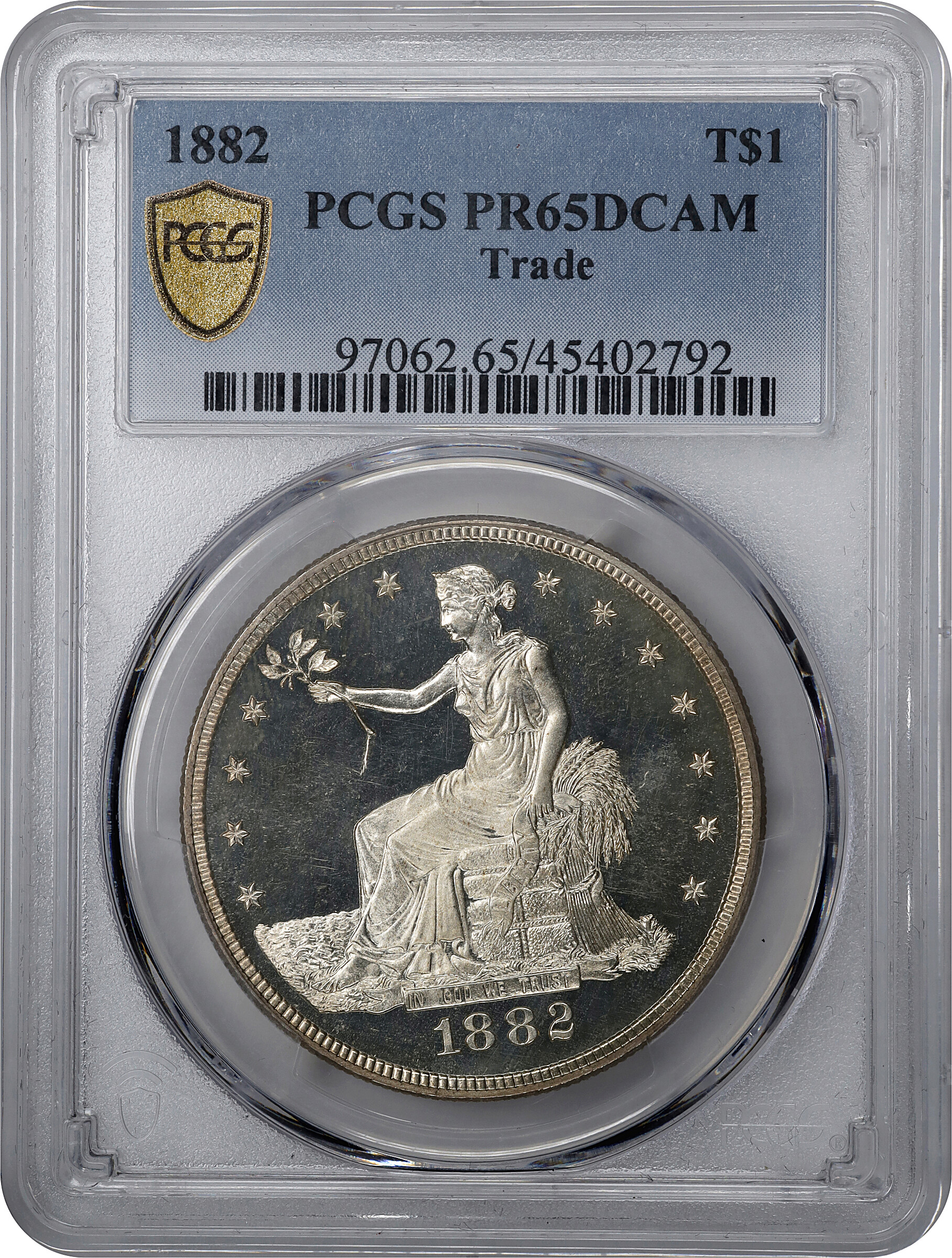Trade Dollar Trade$ 1873-1885 PR DCAM [Type] PR65 DCAM thumbnail 8