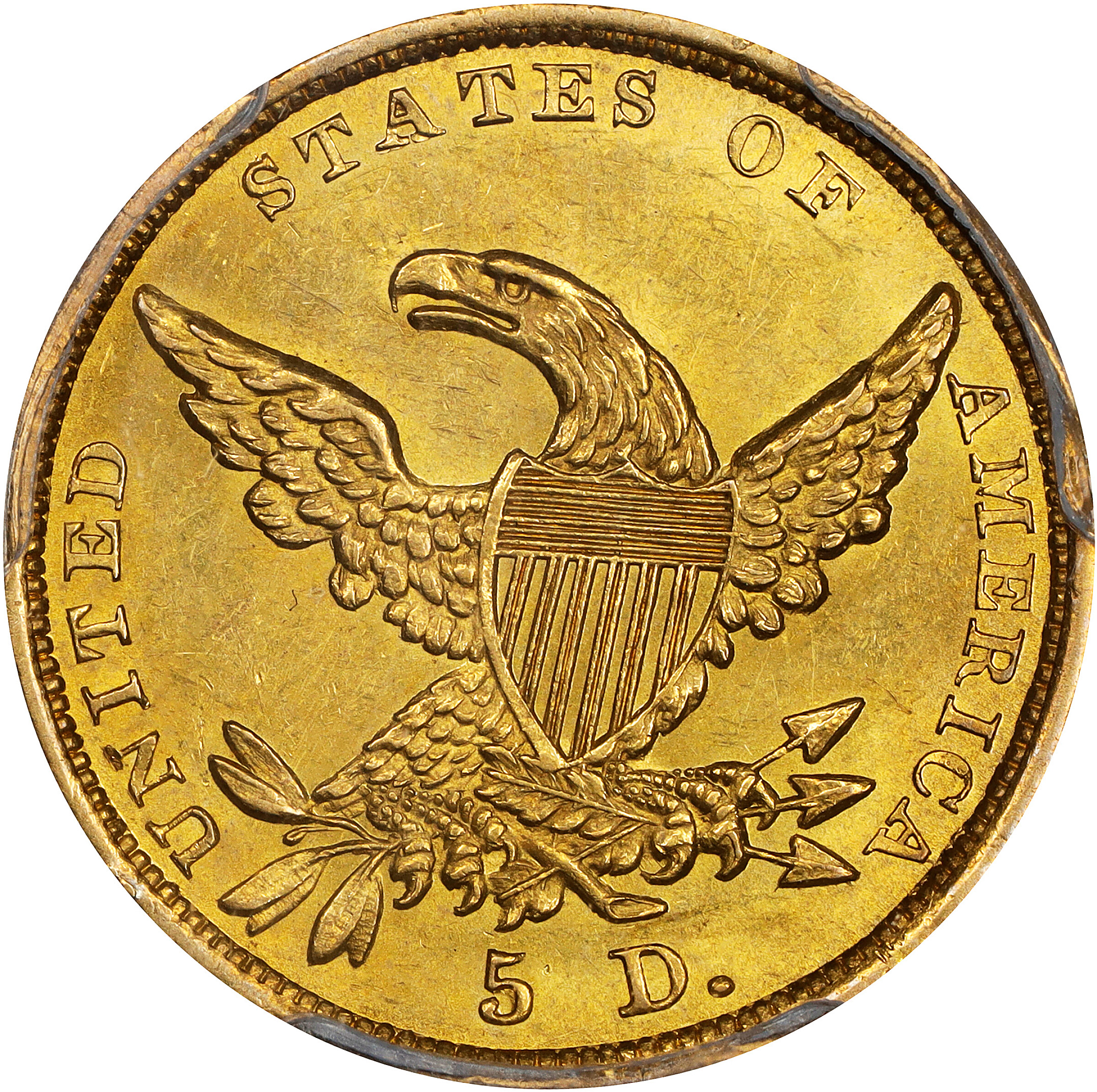 1836 $5  HM-6 AU50 thumbnail 12