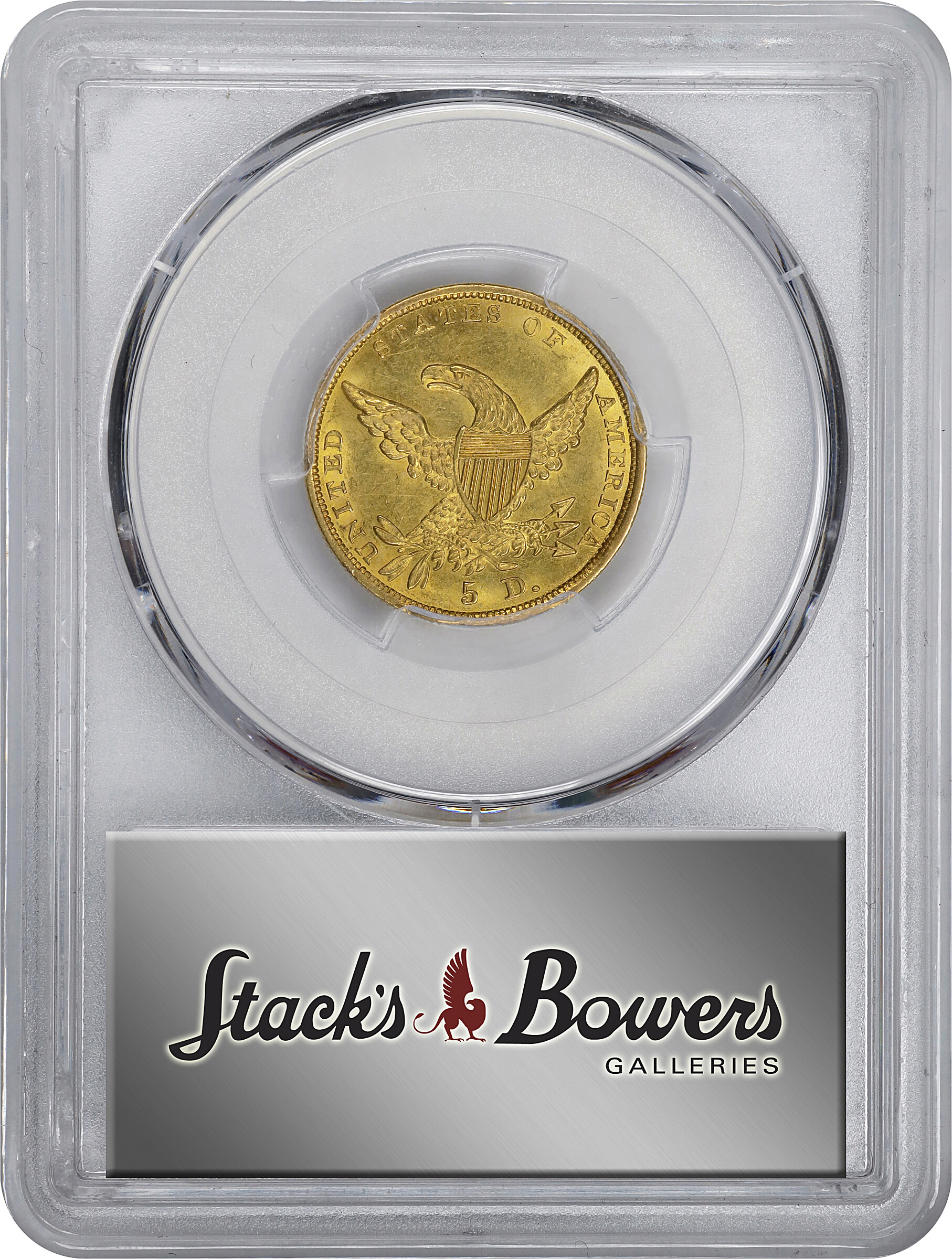 1836 $5  HM-6 AU50 thumbnail 14