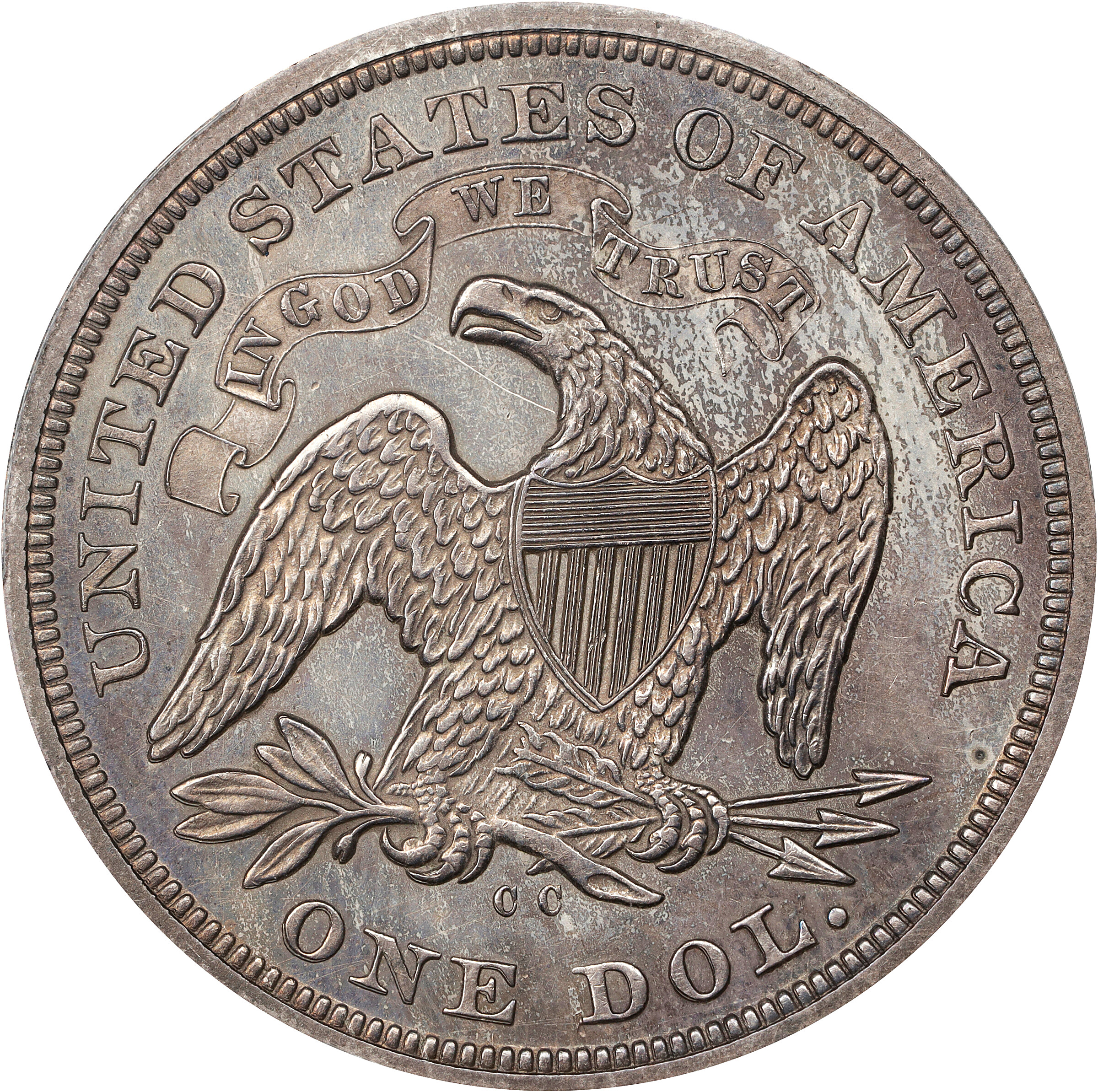 1871-CC $1 MS61 CAC thumbnail 2