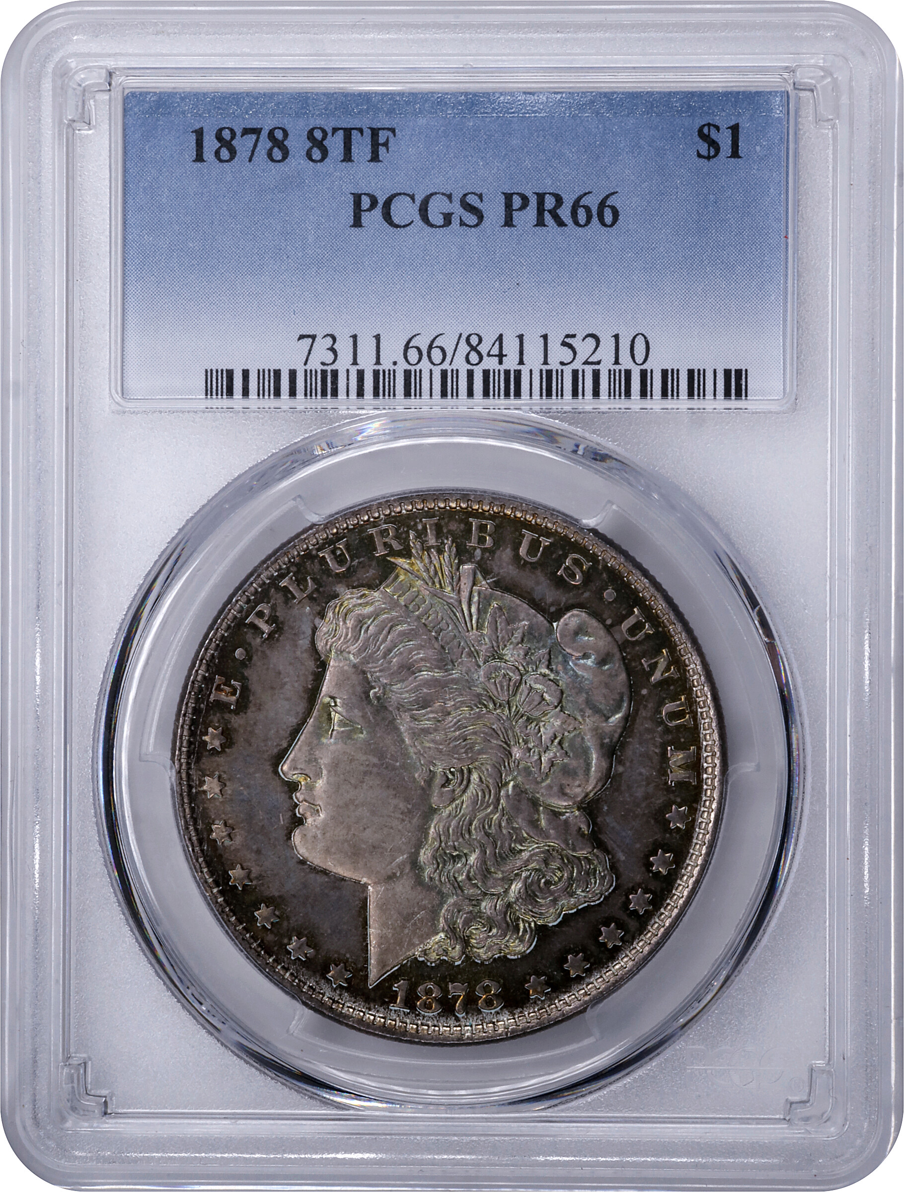 1878 8TF $1 PR66 thumbnail 3