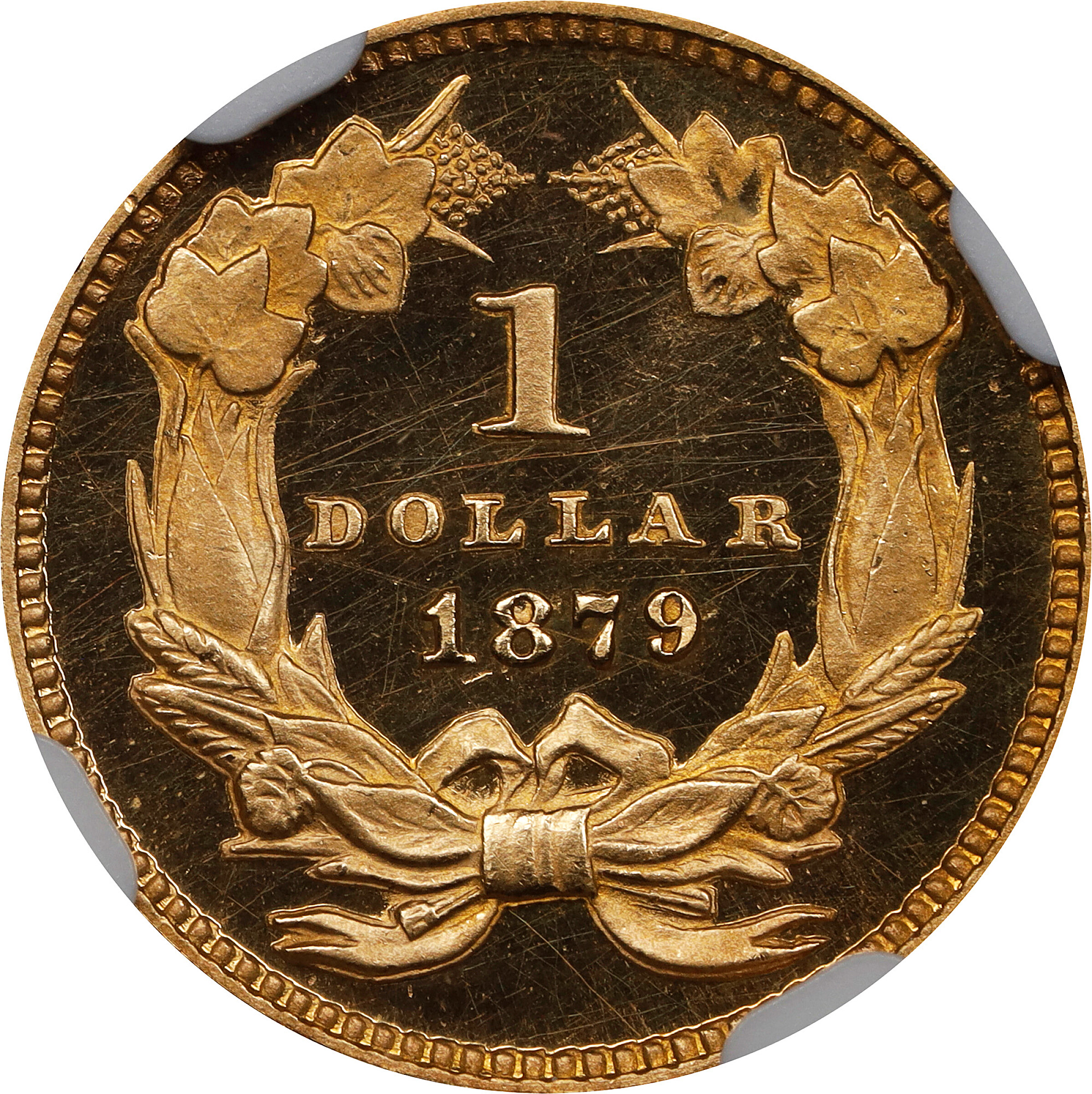 1879 G$1 PR DCAM PR62 DCAM CAC thumbnail 10