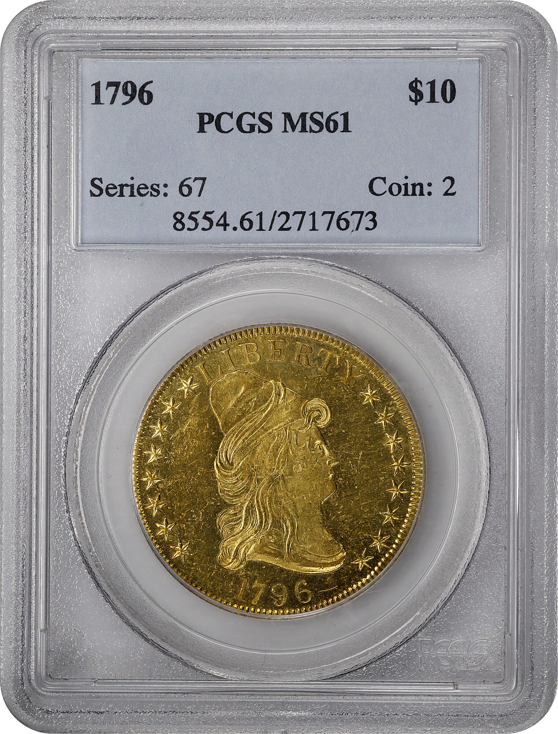 1796 $10 MS60 thumbnail 3
