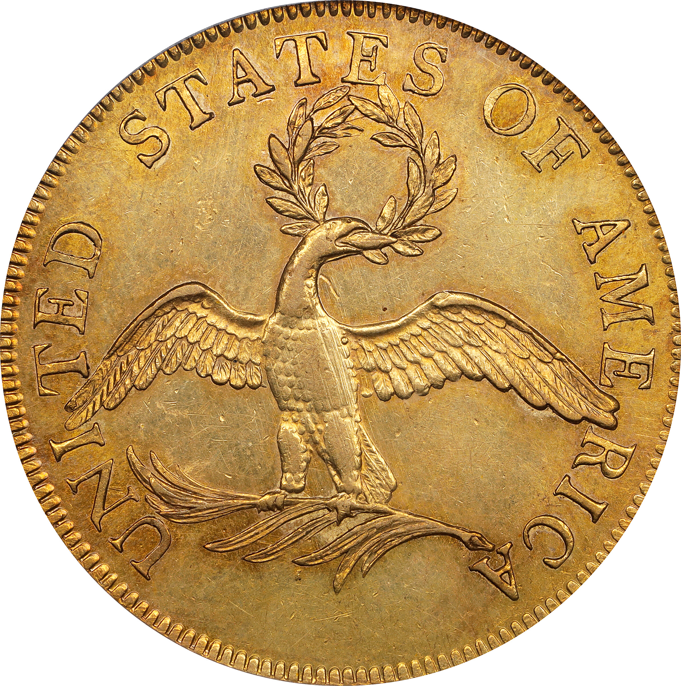 1797 $10  Small Eagle AU58 CAC thumbnail 8