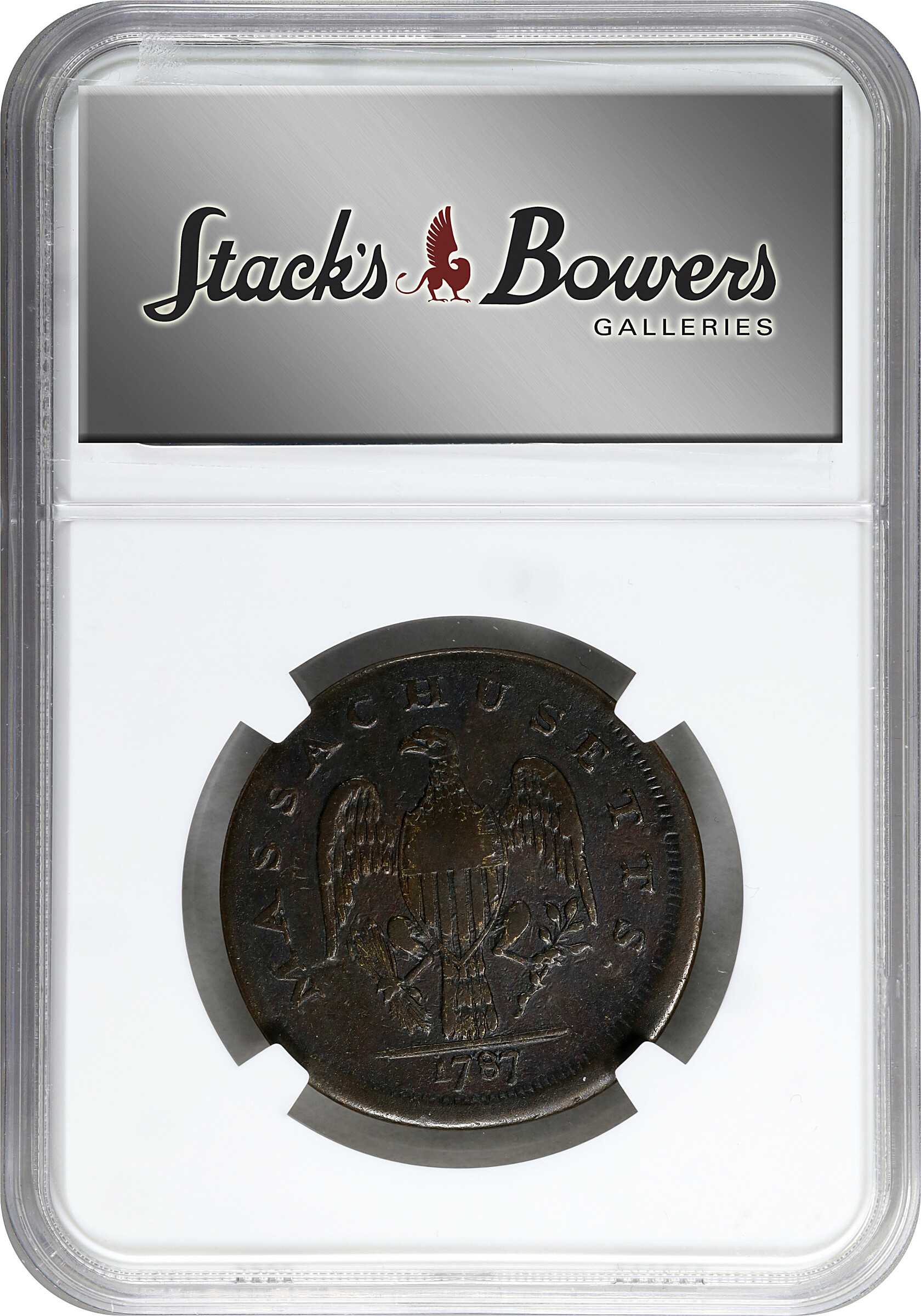 1787 Cent Massachusetts, Right Arrows MS BN VG8 BN thumbnail 12
