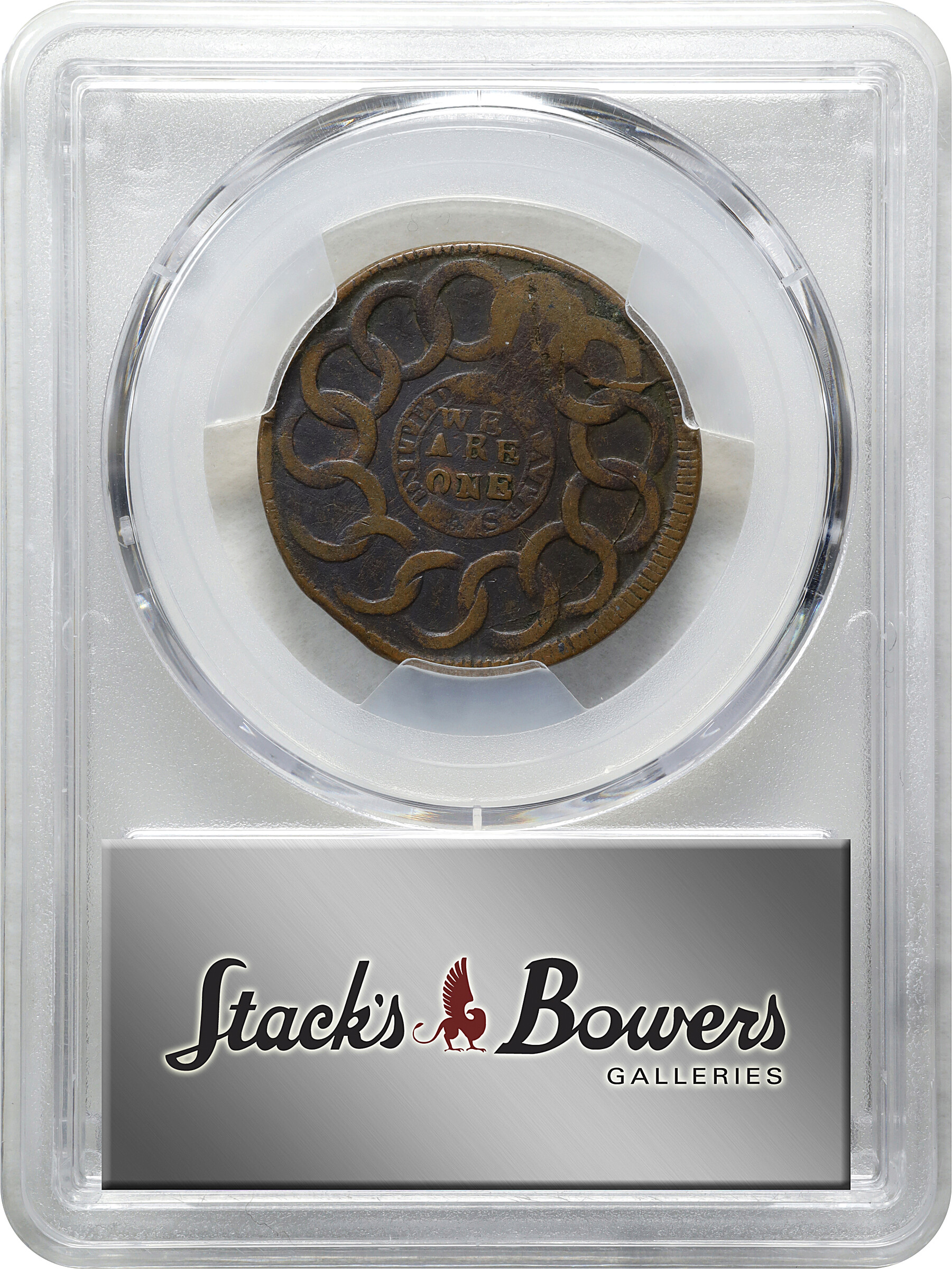 1787 Fugio 1c 4 Cinquefoils, STATES UNITED, 1/1, Newman 10-G MS BN VG10 BN thumbnail 4