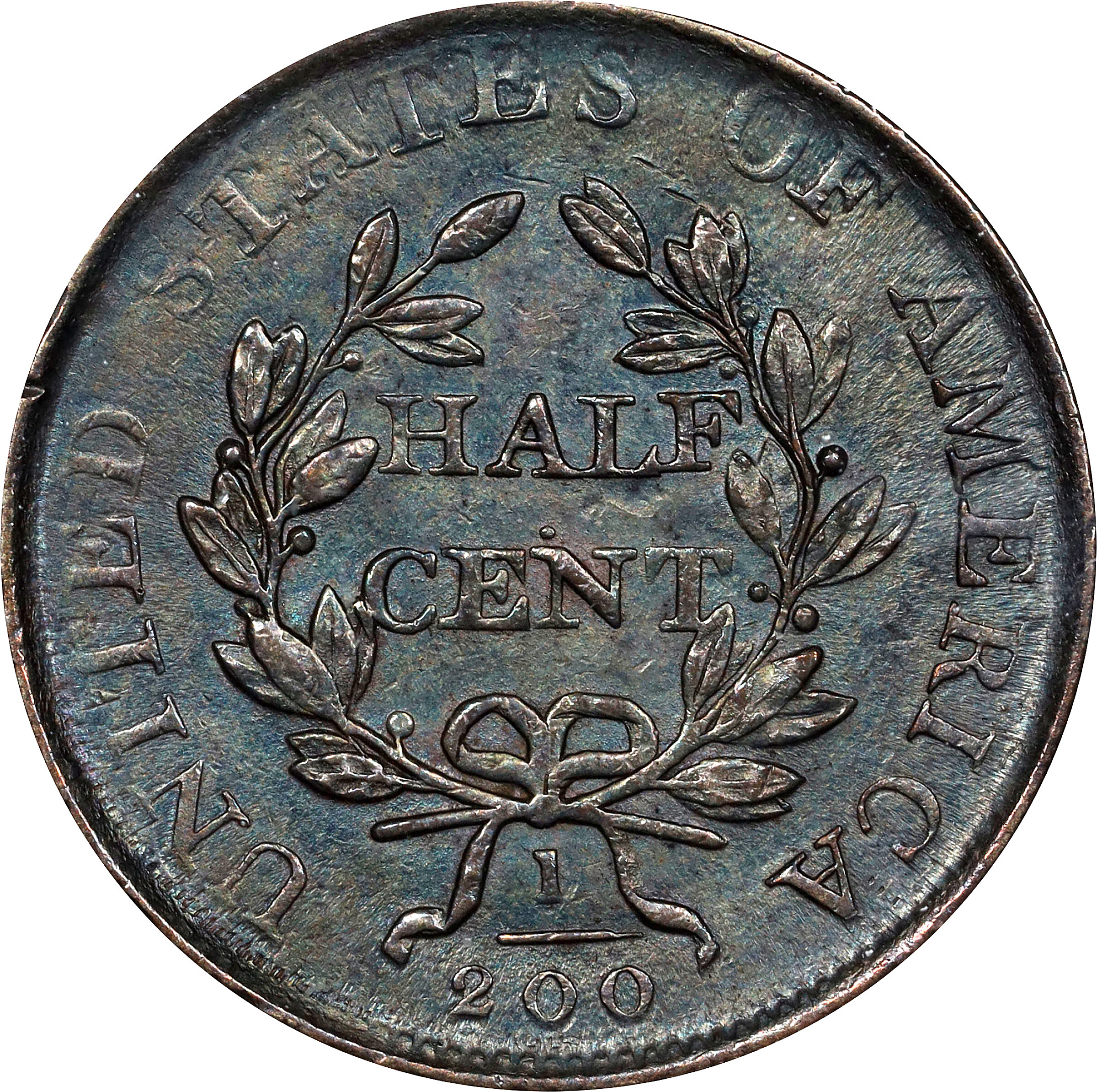 1807 1/2c MS BN AU58 BN thumbnail 2