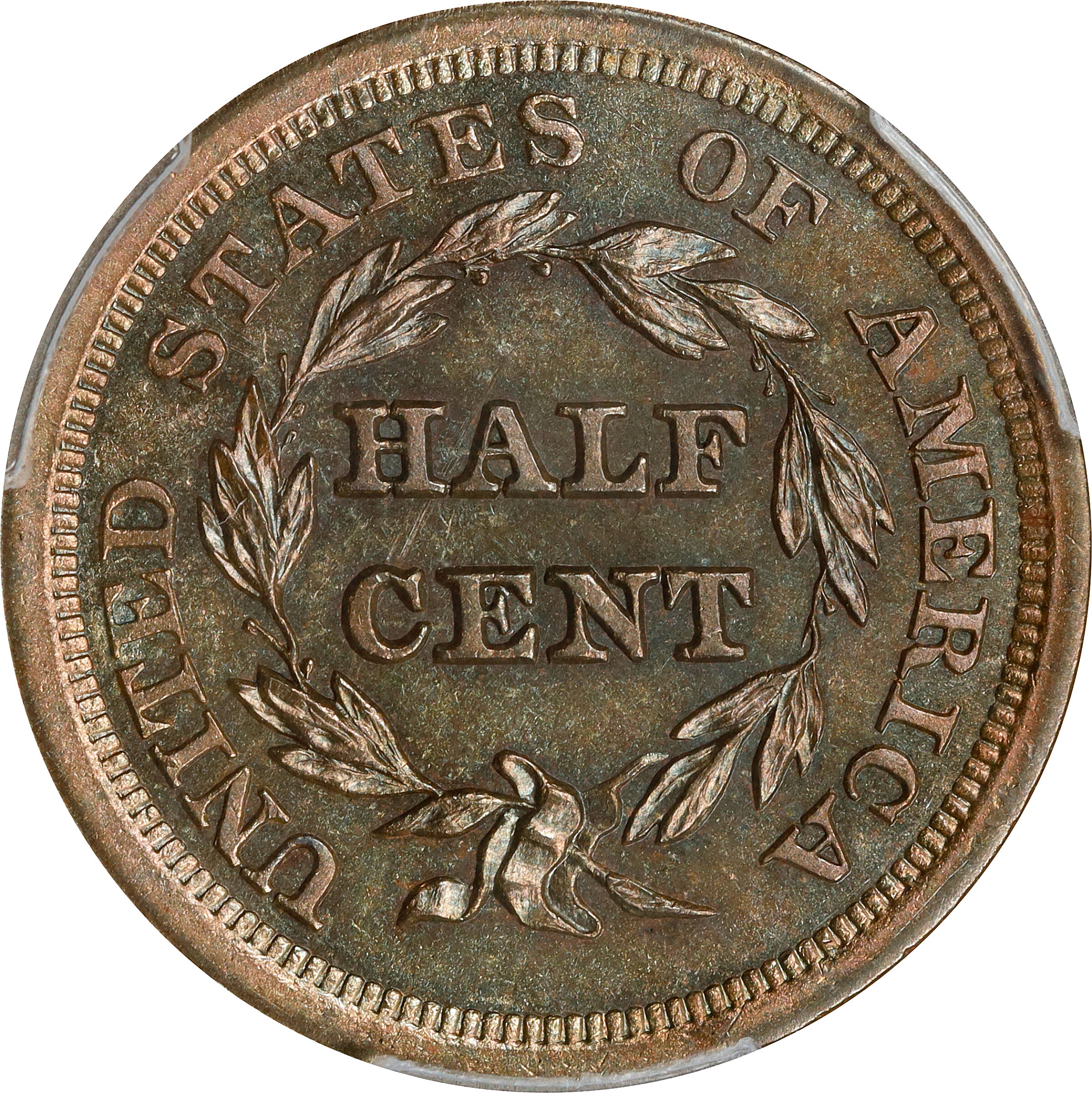 1856 1/2c Reverse of 1856 PR BN AU58 BN thumbnail 6