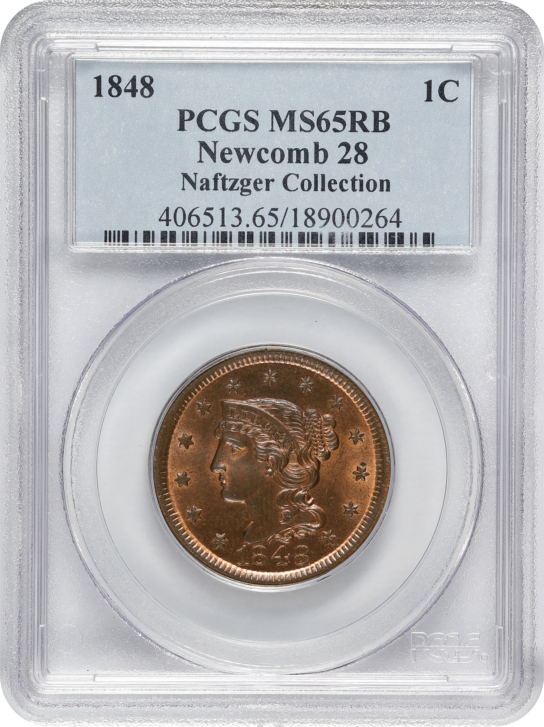 1848 1c MS RB MS61 RB thumbnail 23
