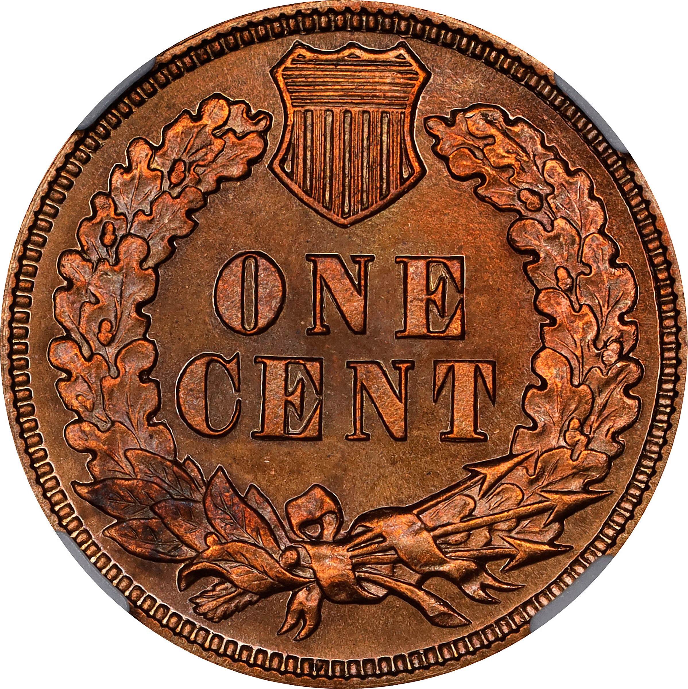 1881 1c PR RD PR67 RD CAC thumbnail 2