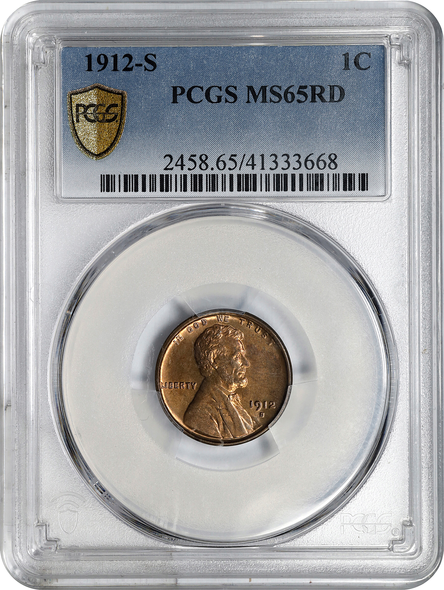 1912-S 1c MS RD MS65 RD thumbnail 6