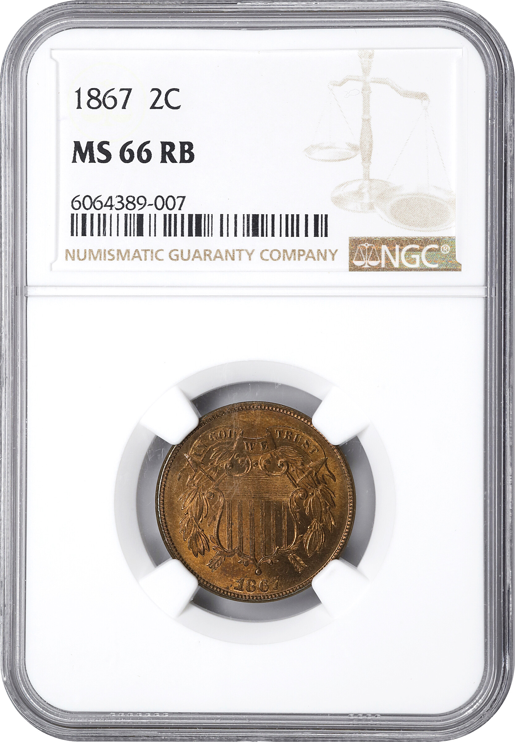 1867 2c MS RB MS66 RB thumbnail 8
