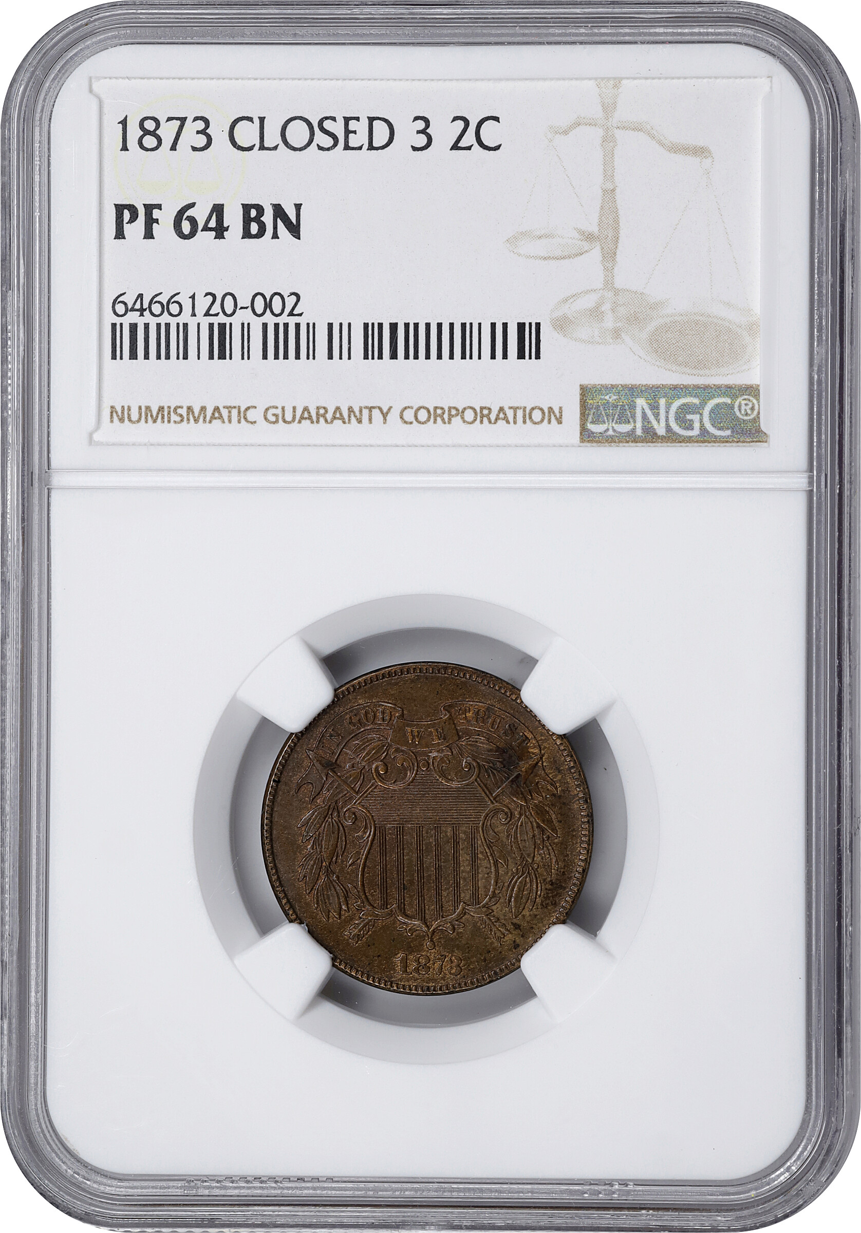 1873 2c Closed 3 PR BN PR64 BN thumbnail 4