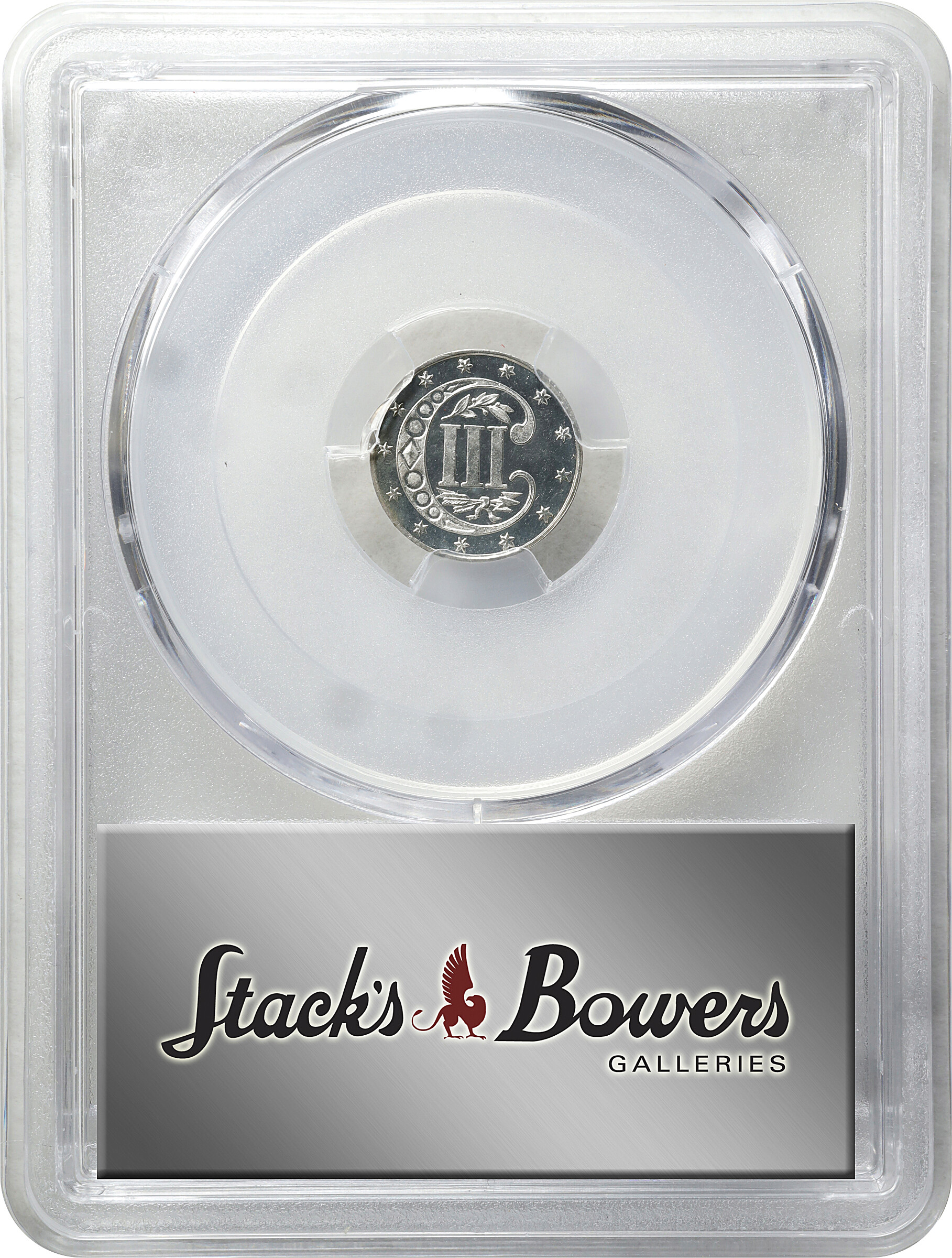 3-Cent Silver 3cS Type 3, 1859-1873 PR DCAM [Type] PR66 DCAM thumbnail 5