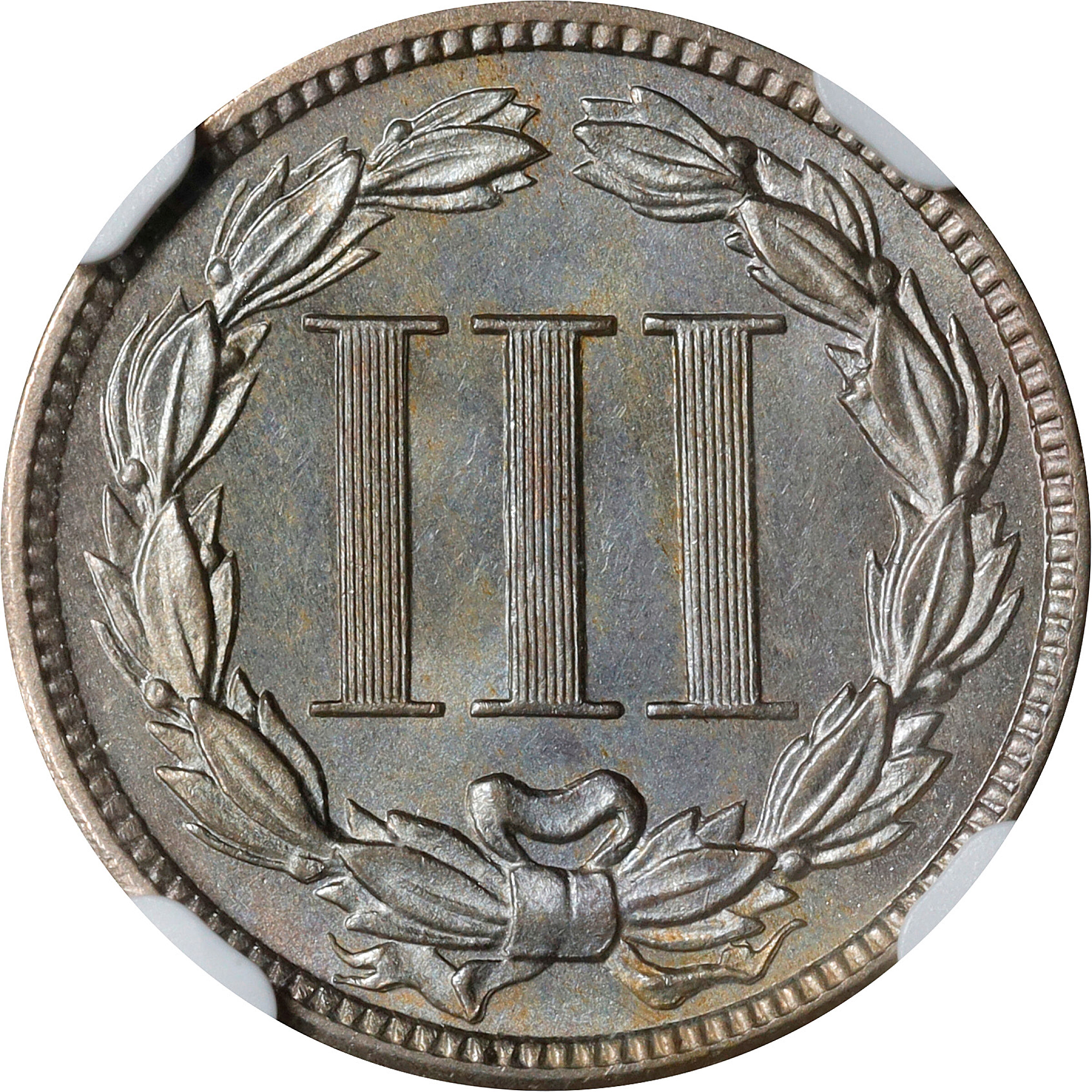 1885 3cN MS61 CAC thumbnail 2