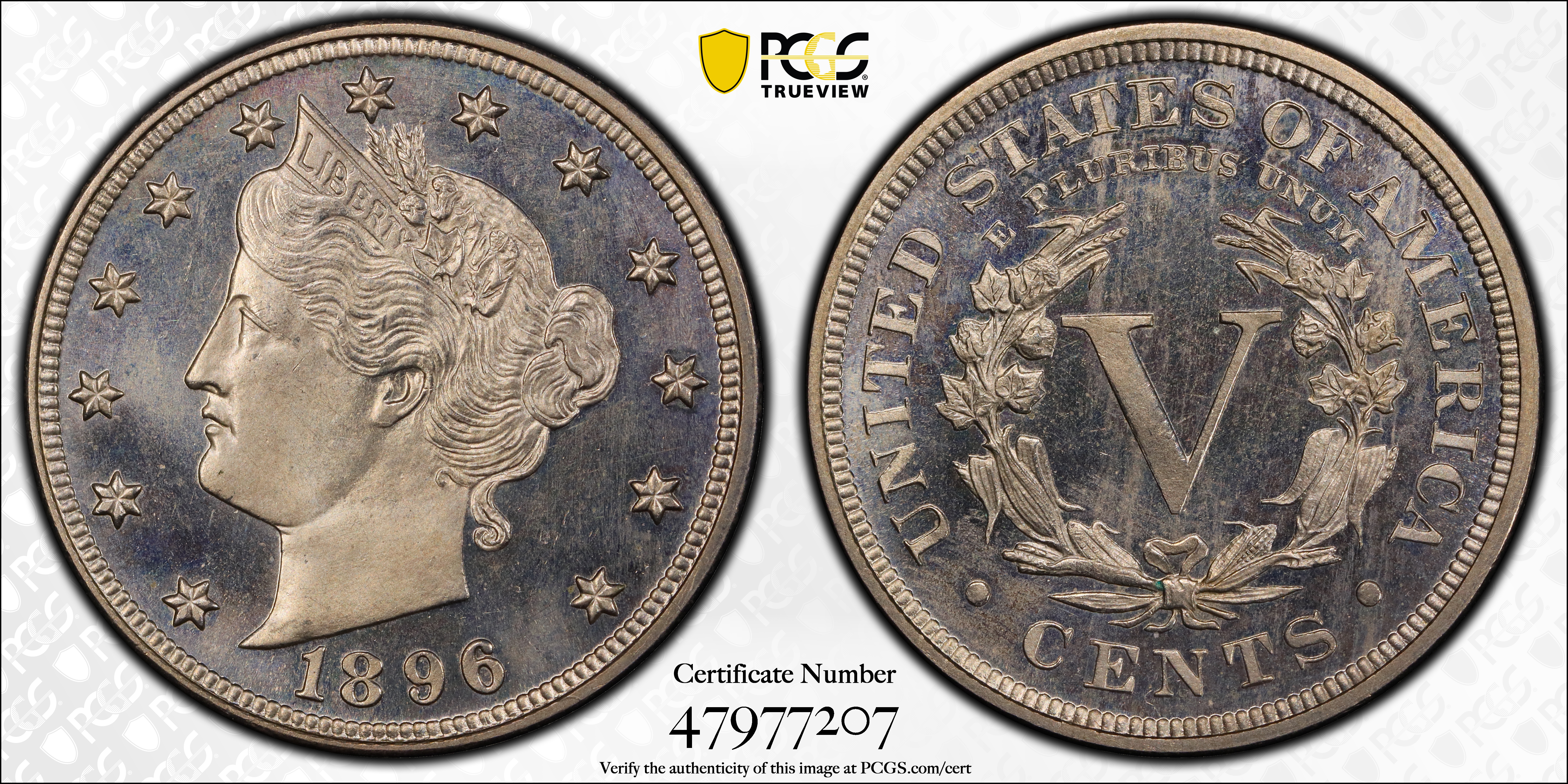 1896 5c PR DCAM thumbnail 14