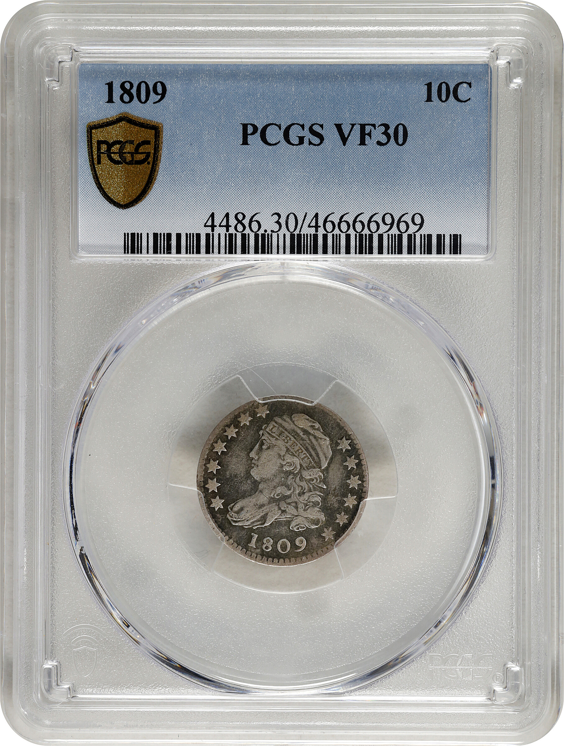 1809 10c VF30 thumbnail 3