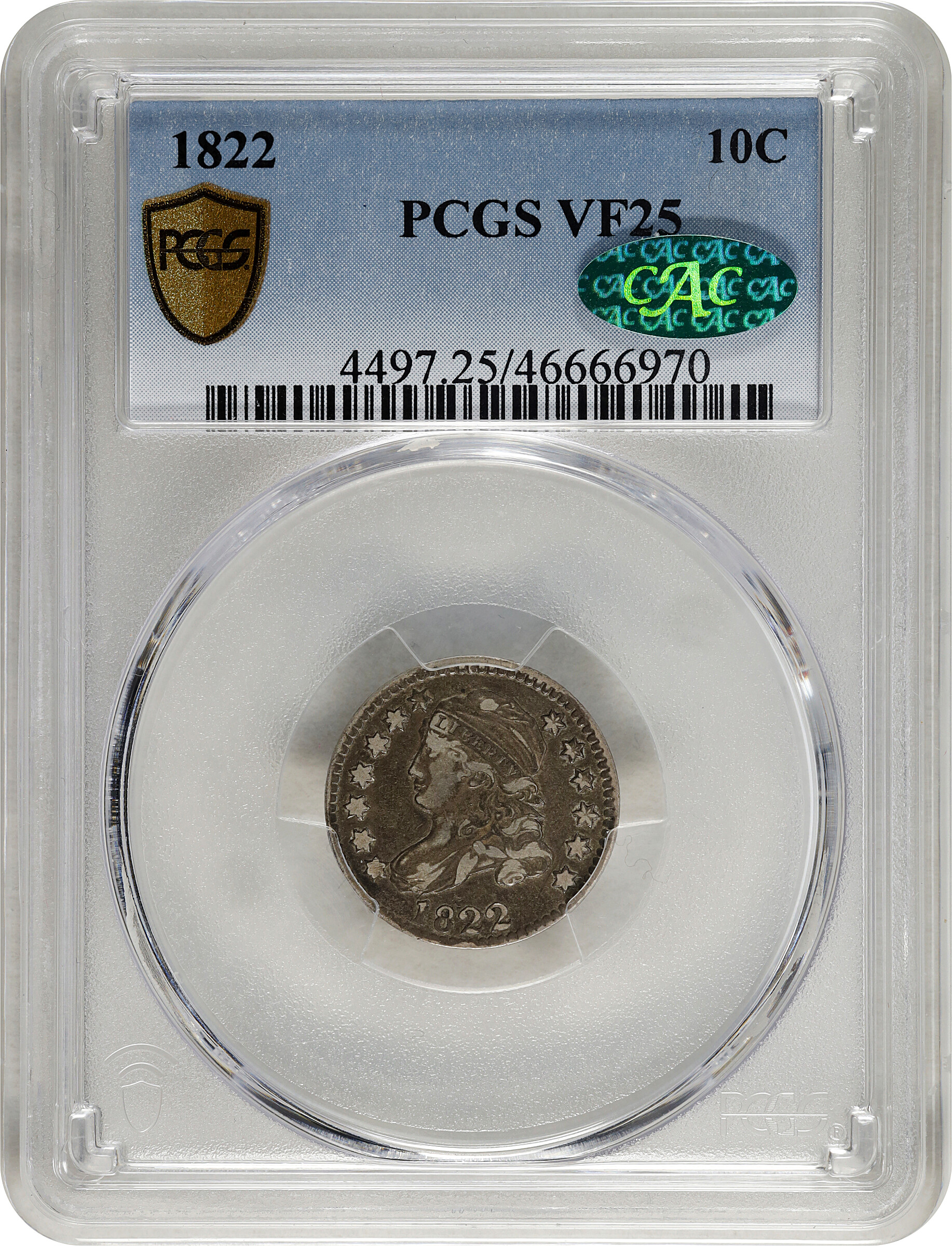 1822 10c MS62 thumbnail 13
