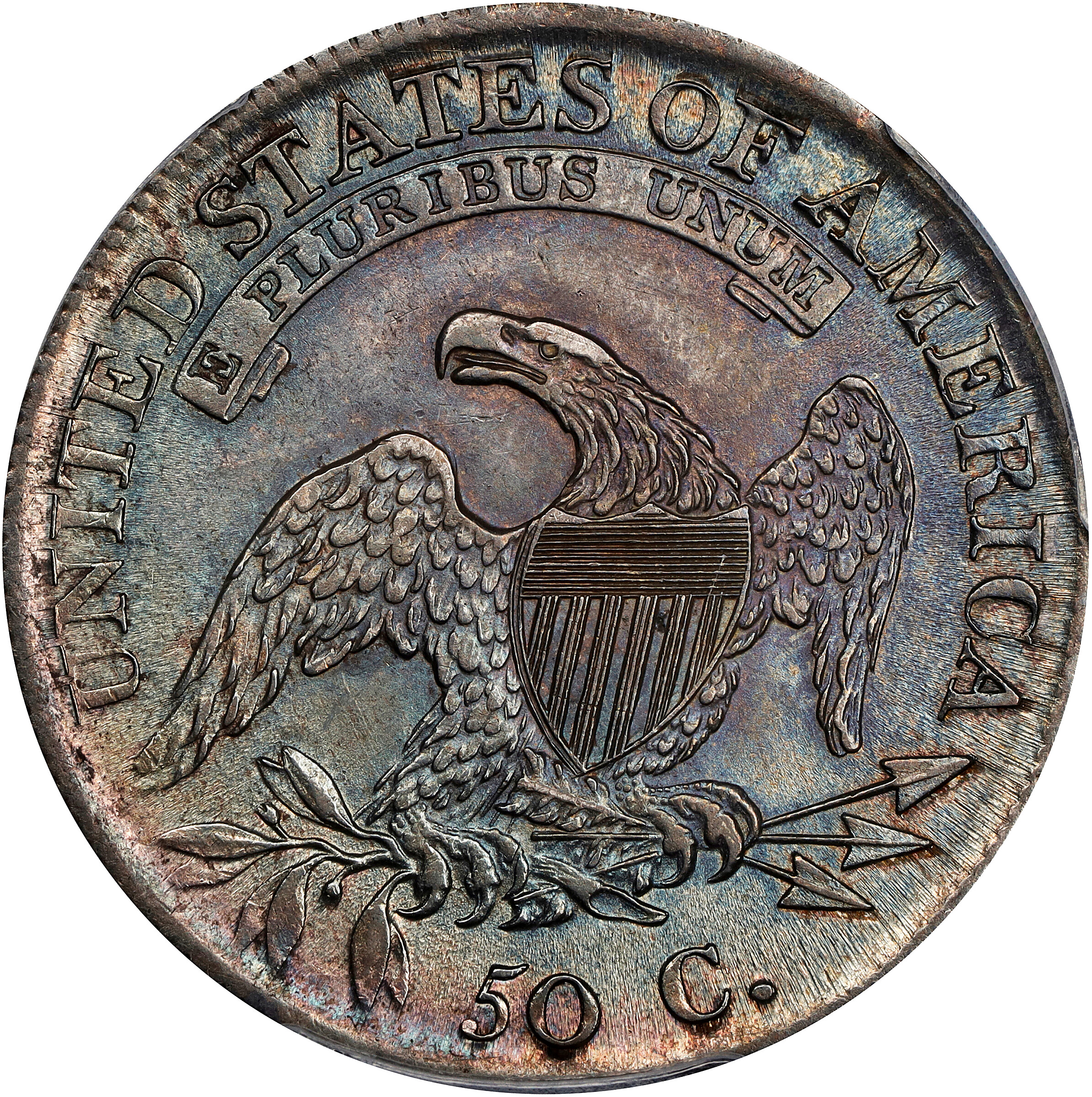 1810 50c O-105 MS61 CAC thumbnail 15