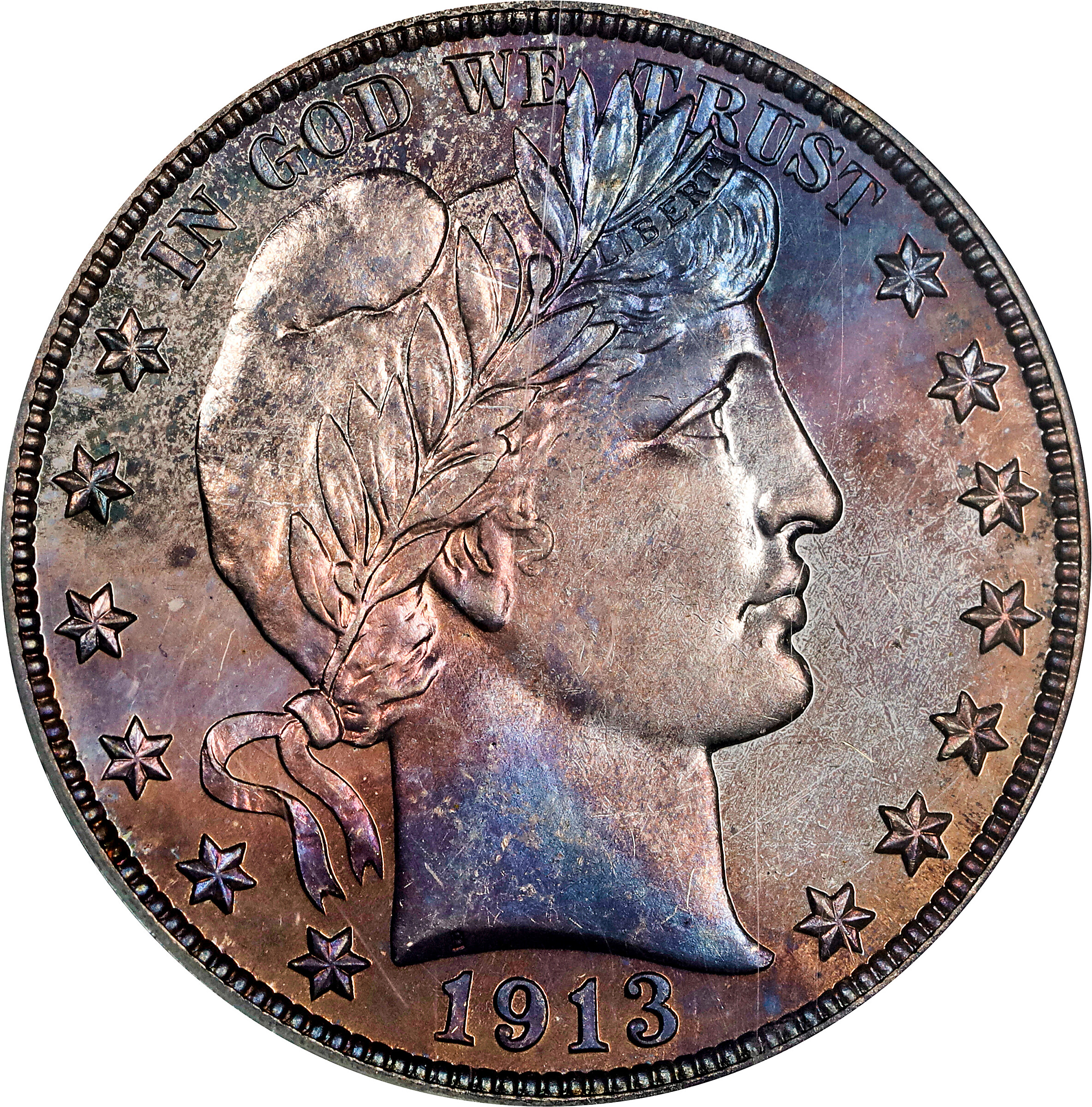 1913 Barber Half Dollar. Proof-64 (PCGS). OGH.