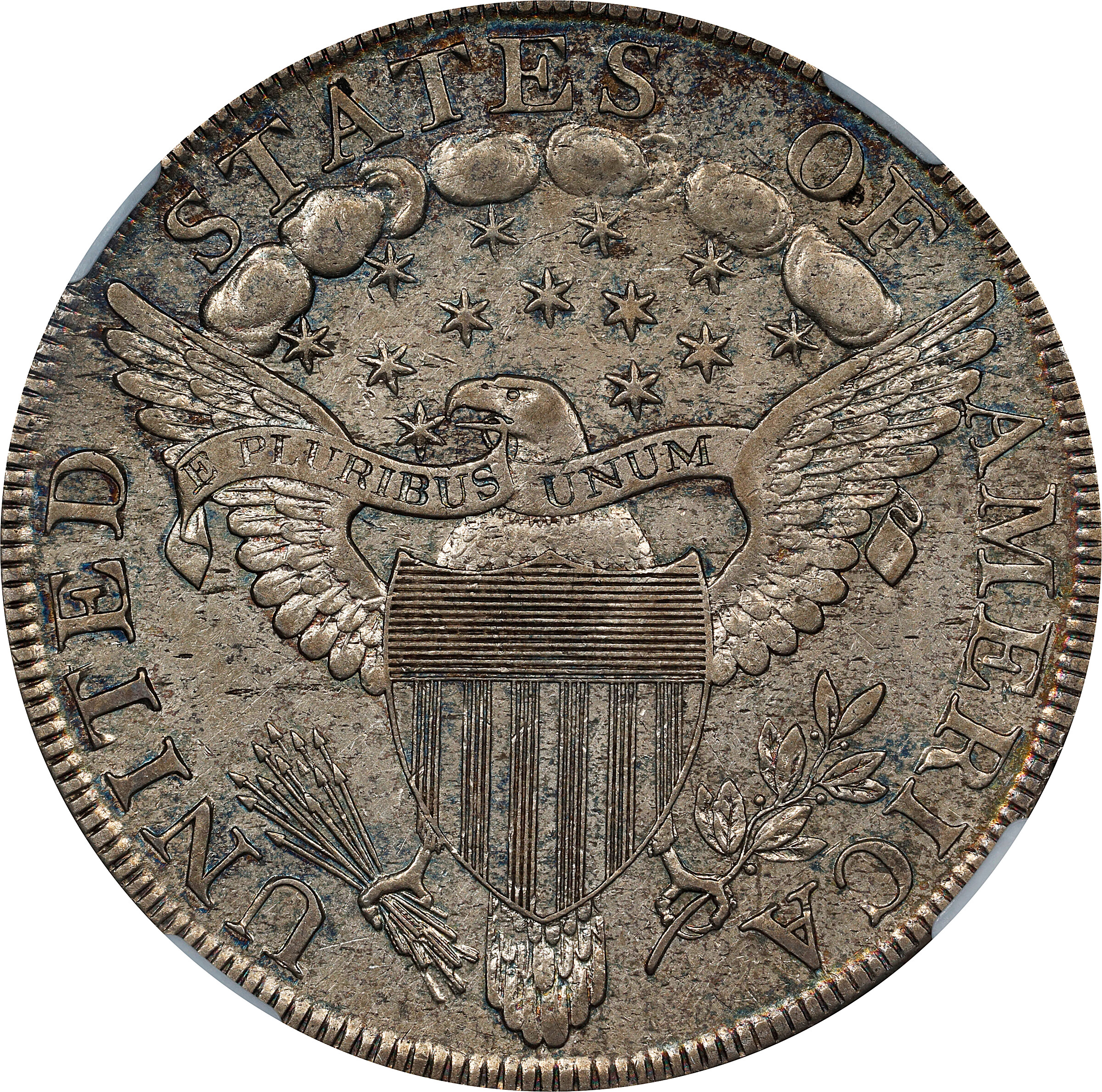 1802/1 $1  Wide Date, B-3, BB-234 AU50 thumbnail 2