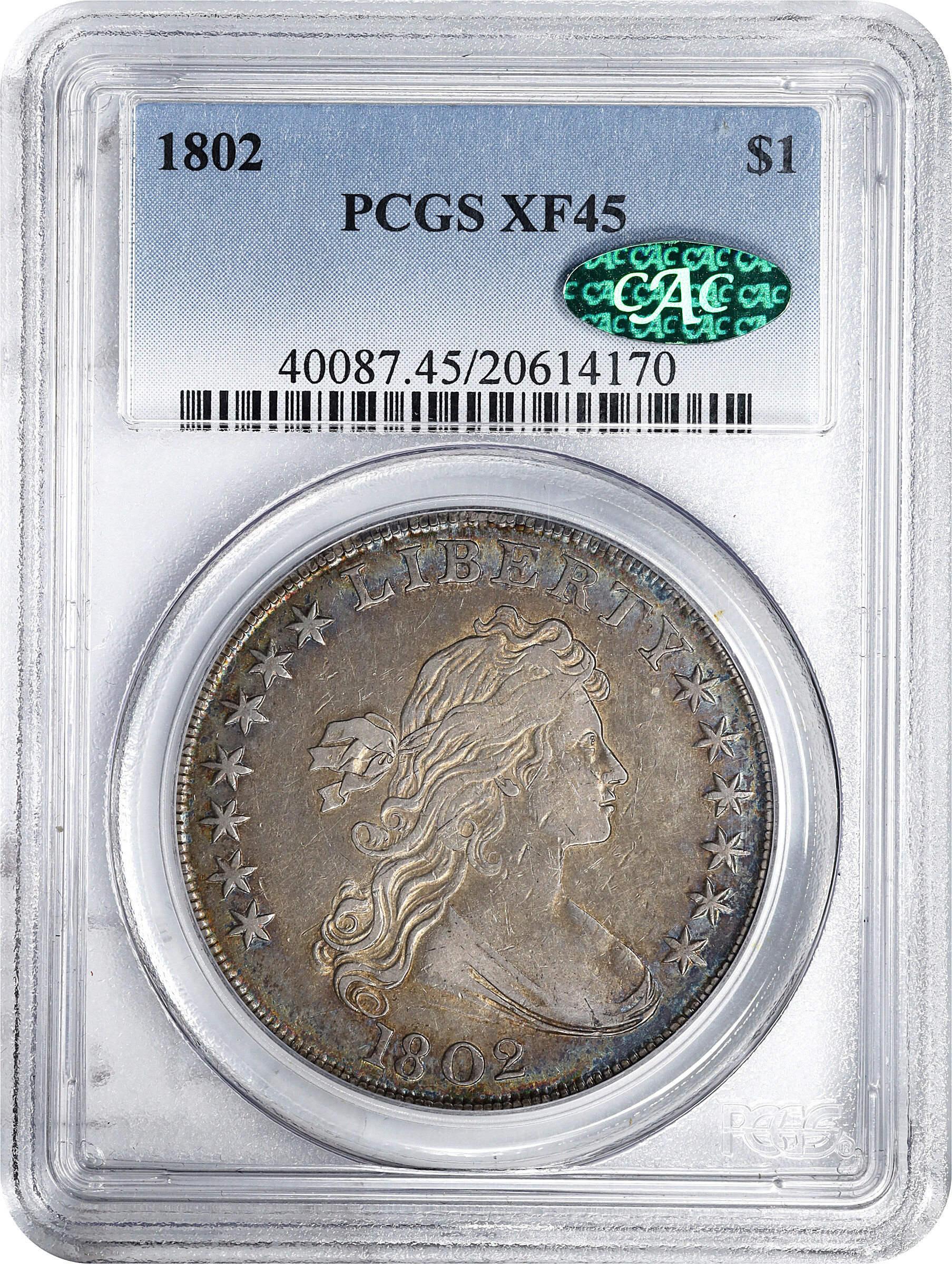 1802 $1 VF35 thumbnail 19