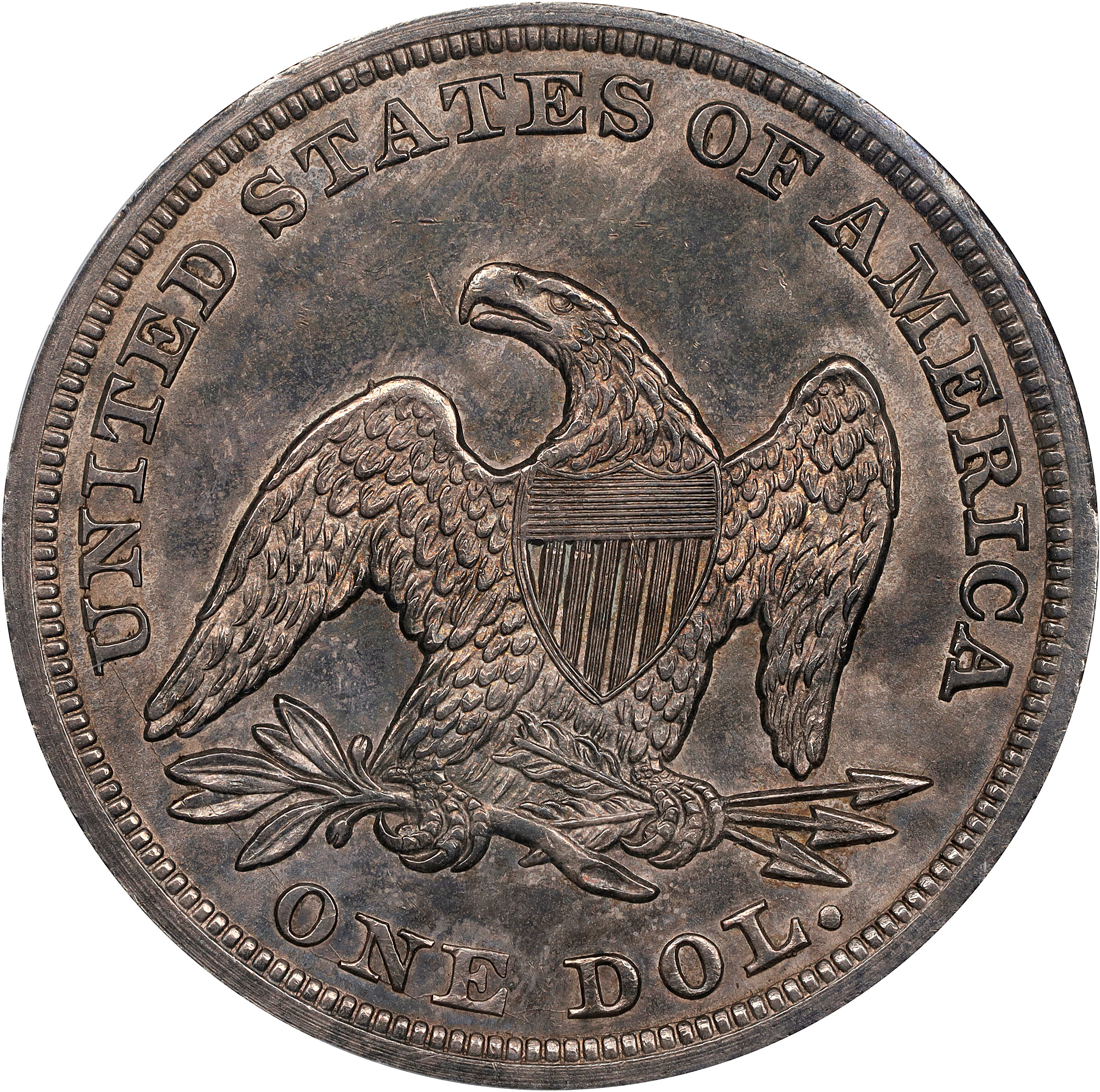 1856 $1 AU55 thumbnail 2