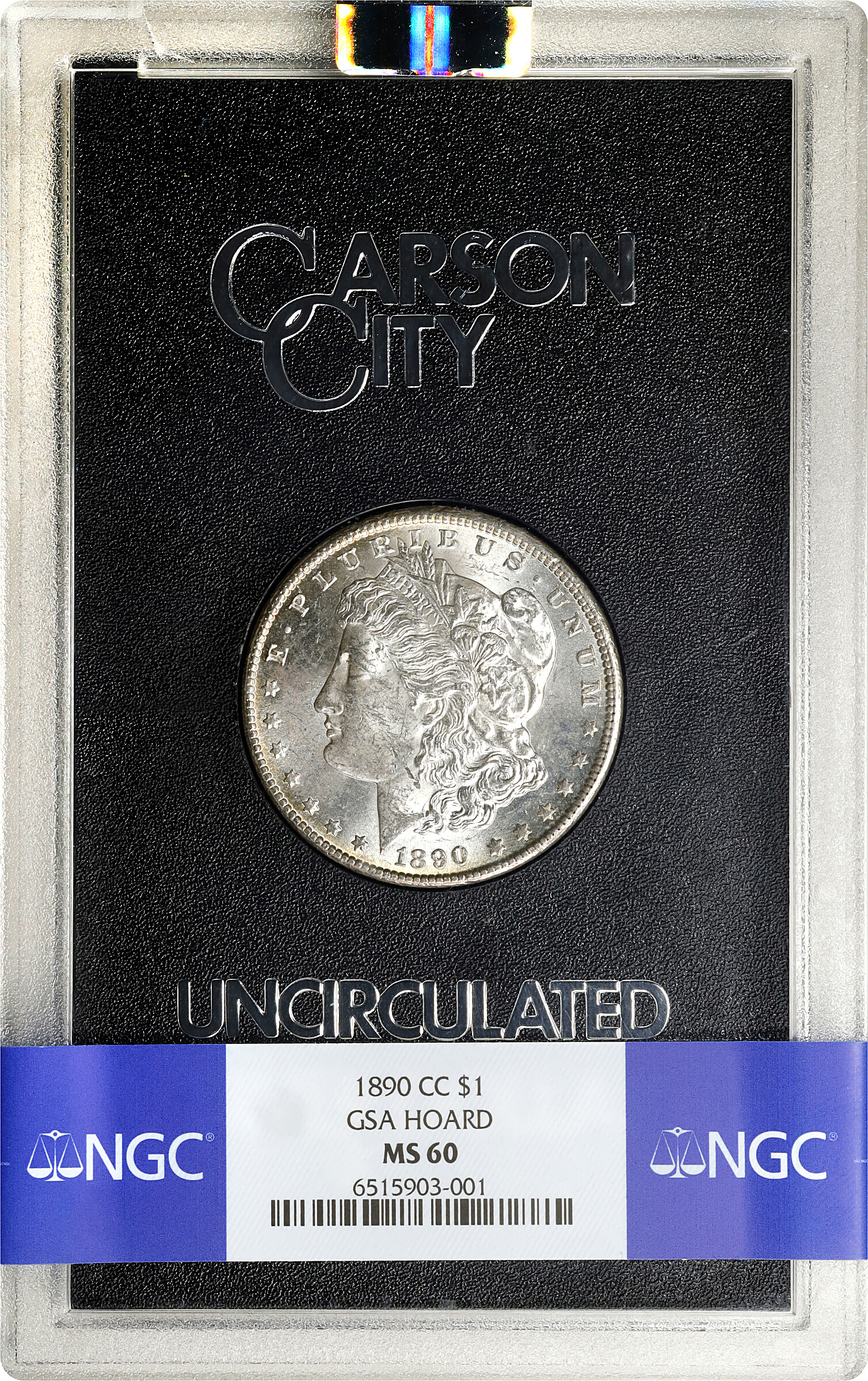 1890-CC $1  GSA Hoard, Hard package MS60 thumbnail 15