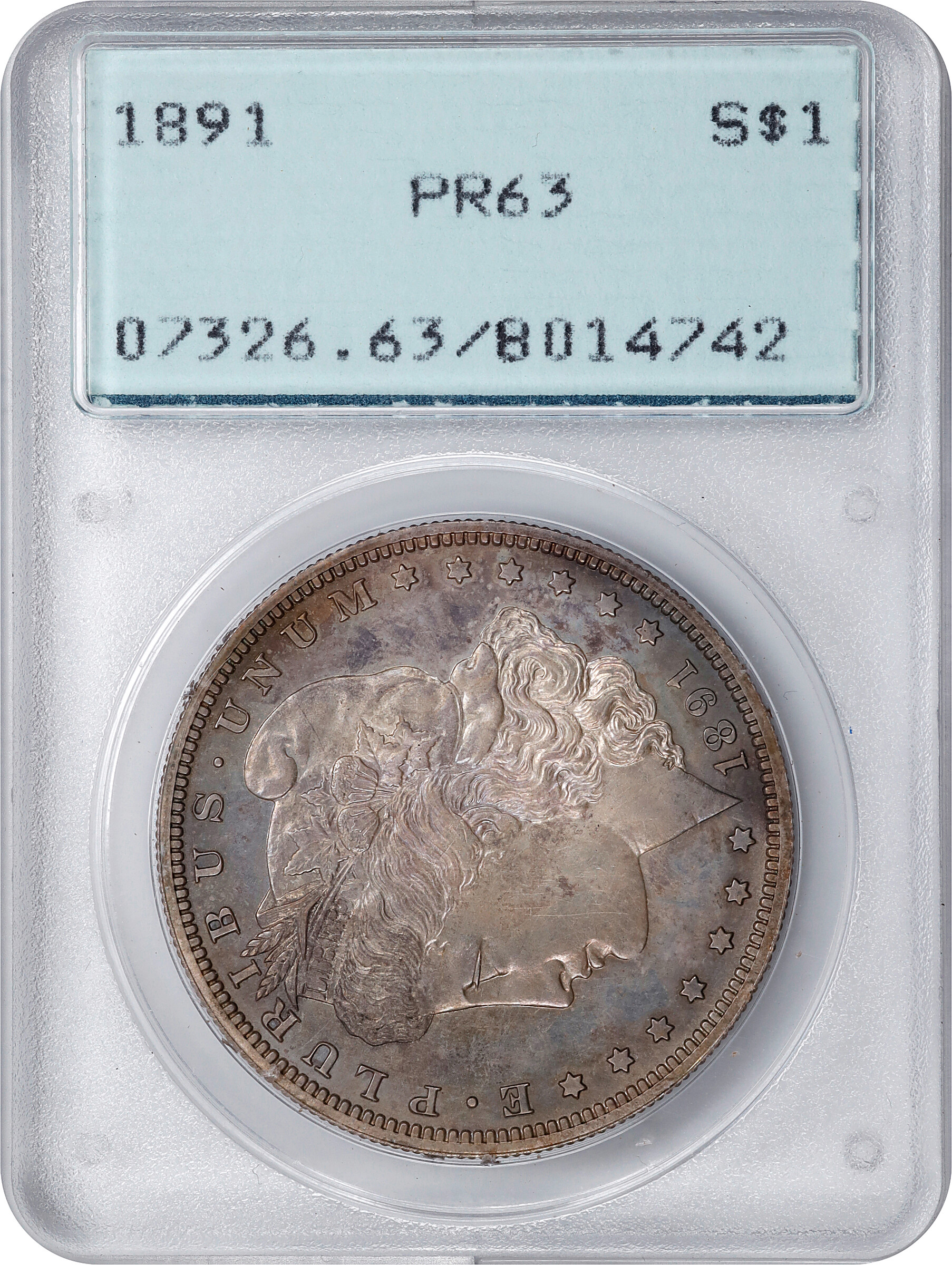1891 $1 PR63 thumbnail 4