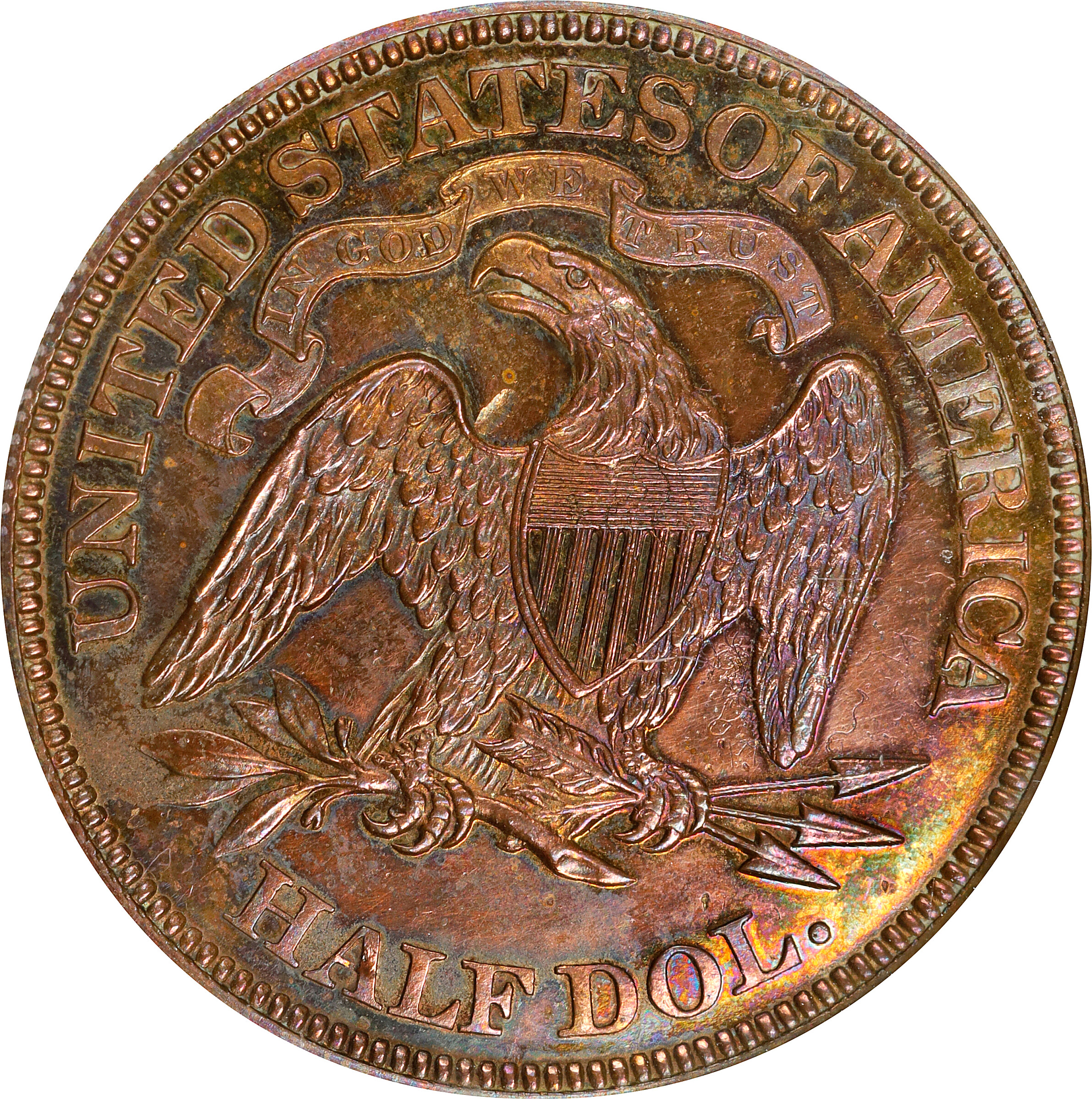1871 P50c Copper, J-1115 PR RB PR64 RB CAC thumbnail 2