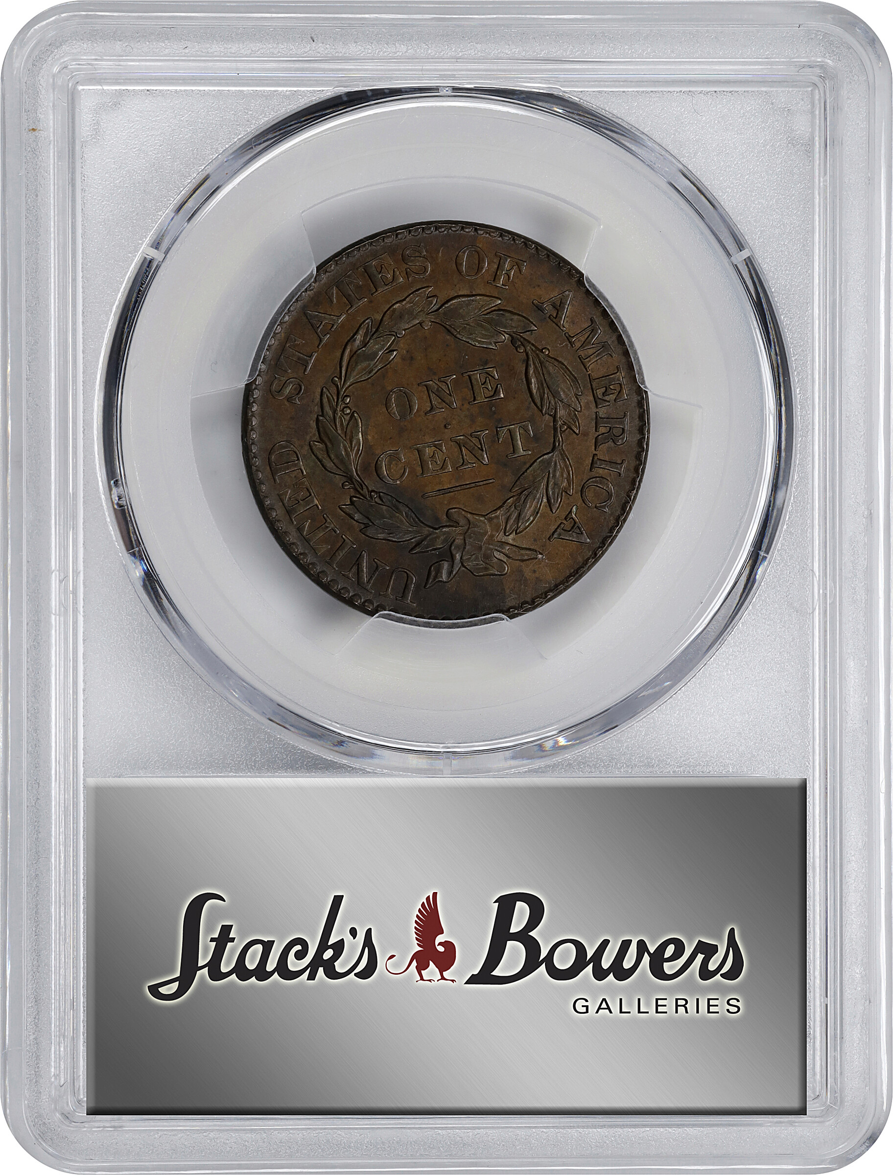 1828 1c Small Wide Date MS BN MS60 BN thumbnail 4