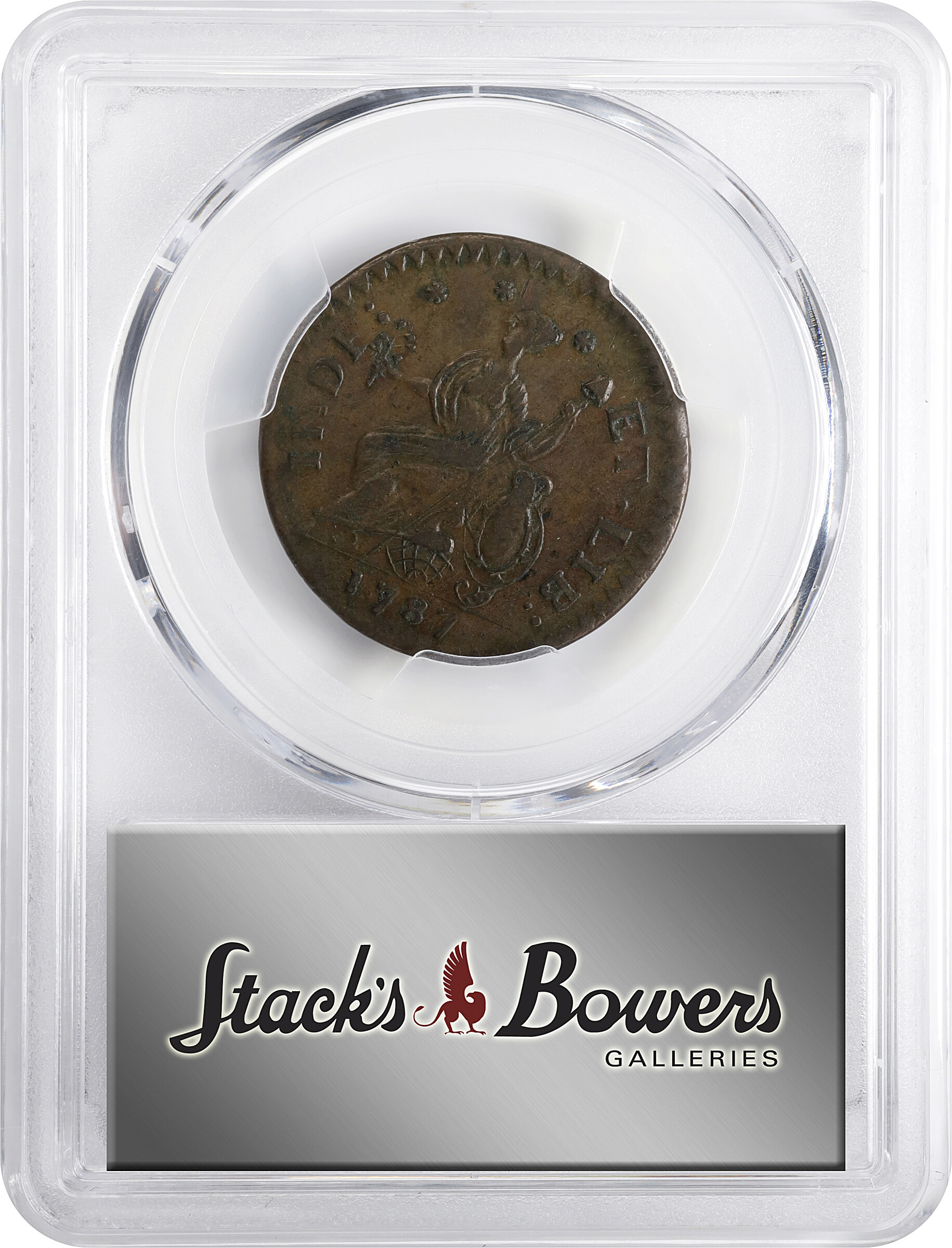 1787 Copper Connecticut, Mailed Bust Left, Laughing MS BN AU50 BN thumbnail 4