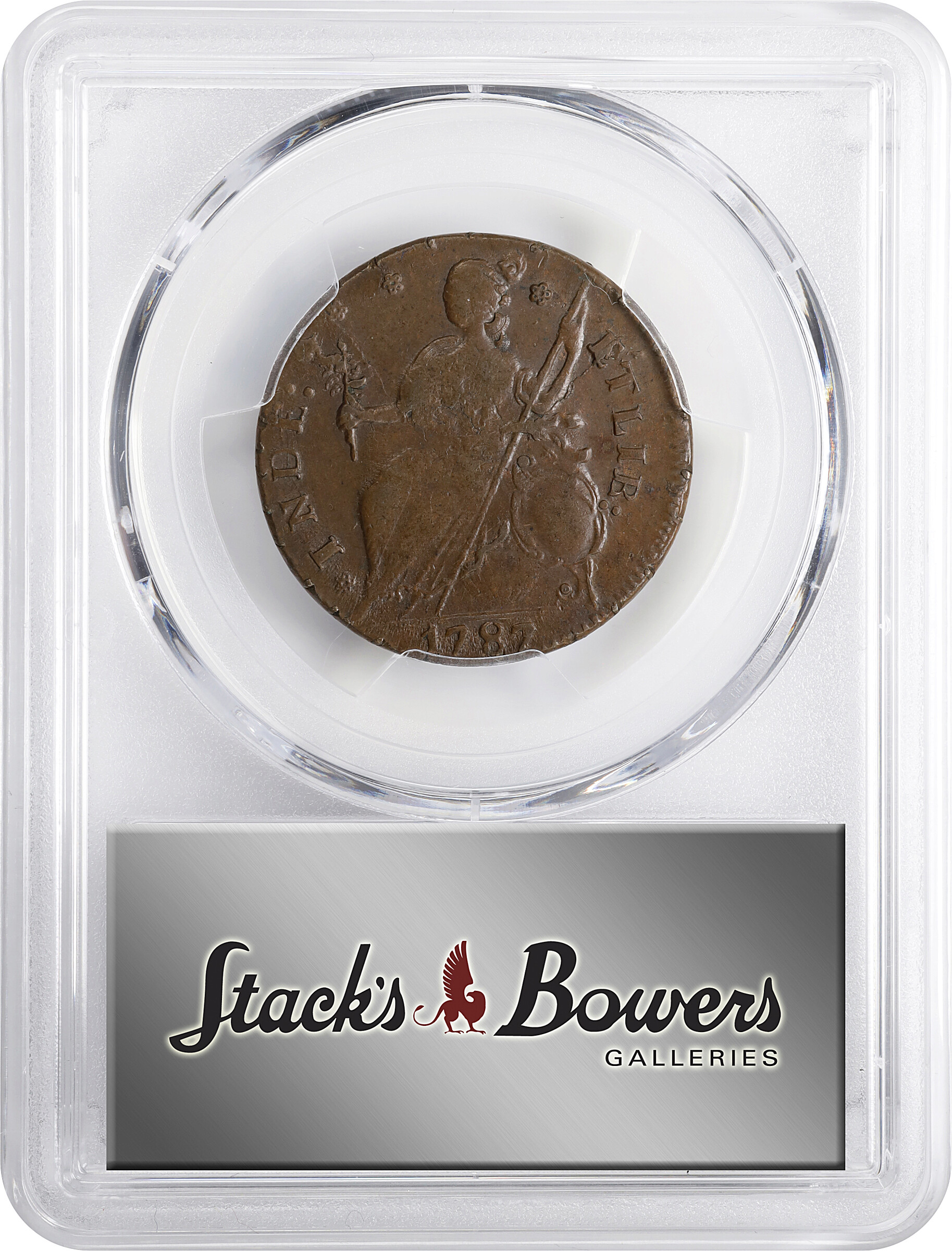 1787 Copper Connecticut, Draped Bust Left MS BN MS62 BN thumbnail 4
