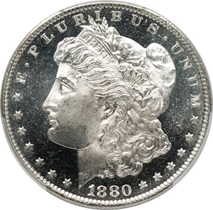 image for: 1880-O $1 MS65 Deep Mirror Prooflike PCGS....