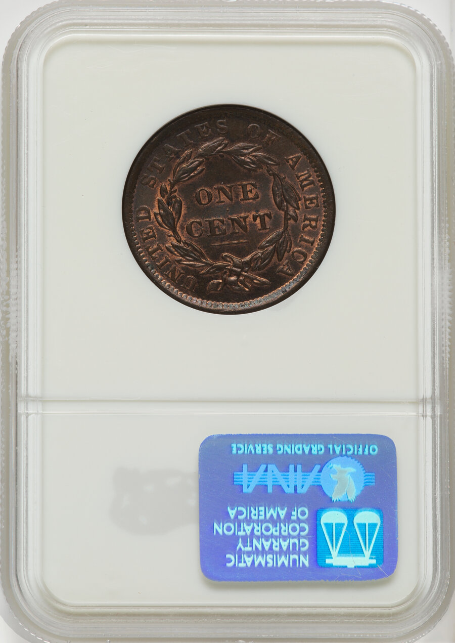 1838 1c MS RB MS64 RB thumbnail 3