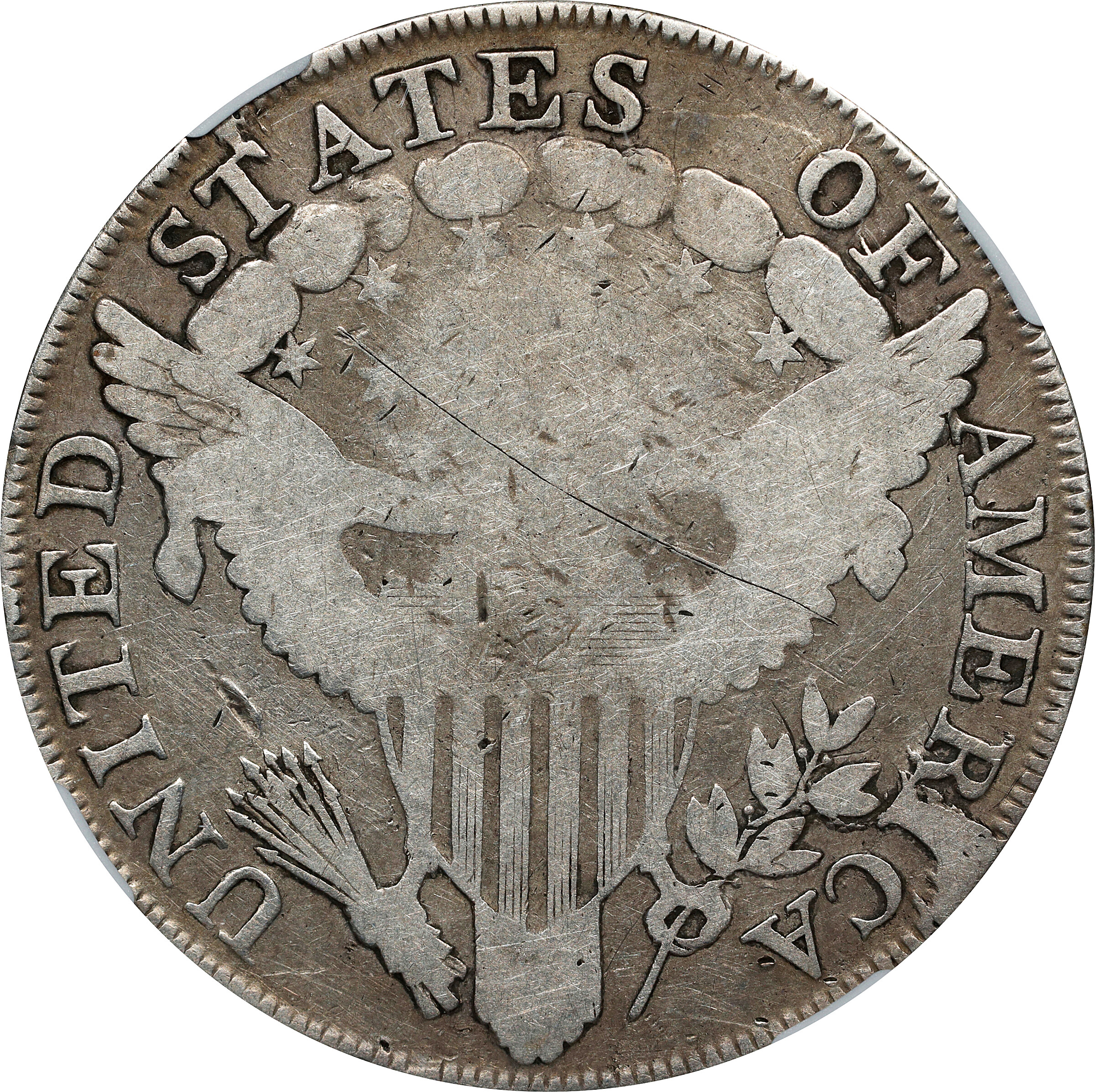 1799/8 $1  13 Stars Reverse, B-1, BB-142 AG2 thumbnail 2
