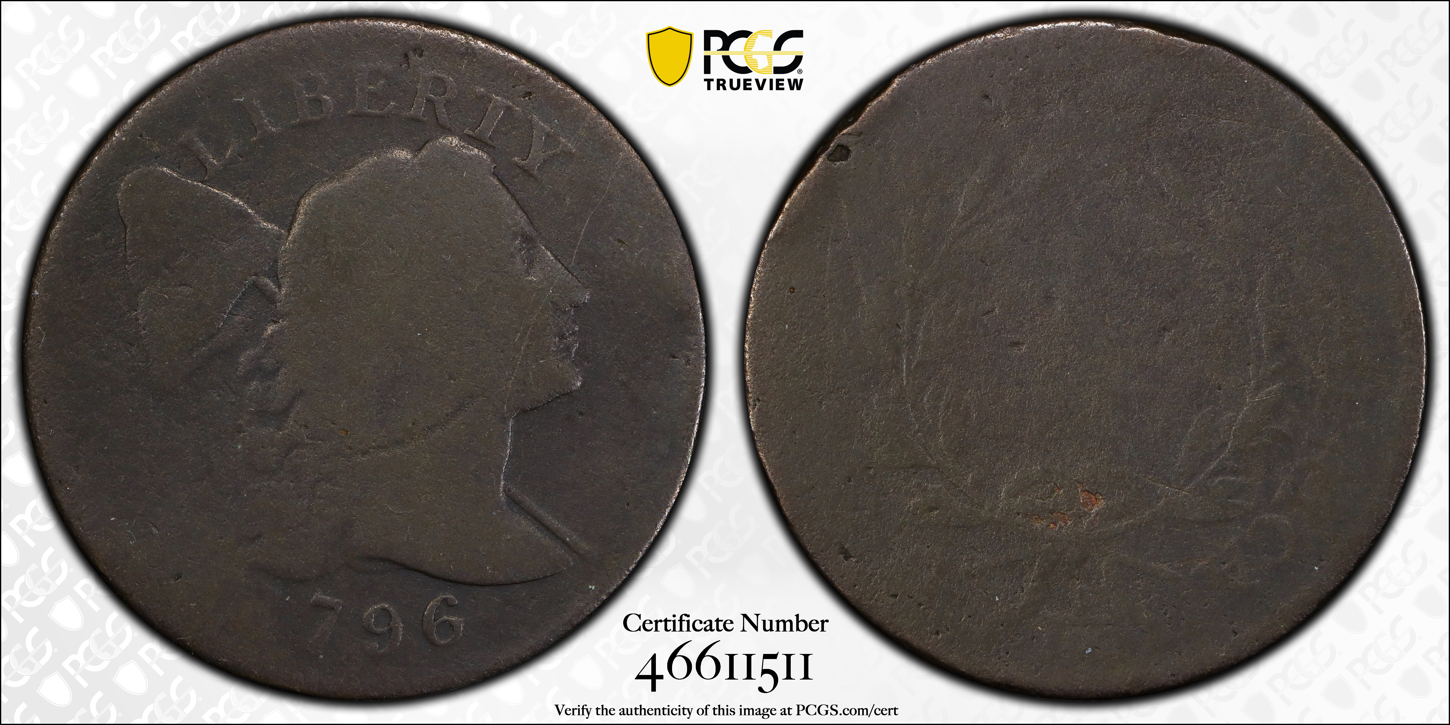 1796 1c Liberty Cap, S-91  MS BN thumbnail 19